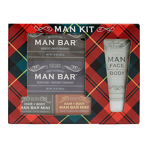 San Francisco Soap Man Kit Gift Set, 5 Pc.