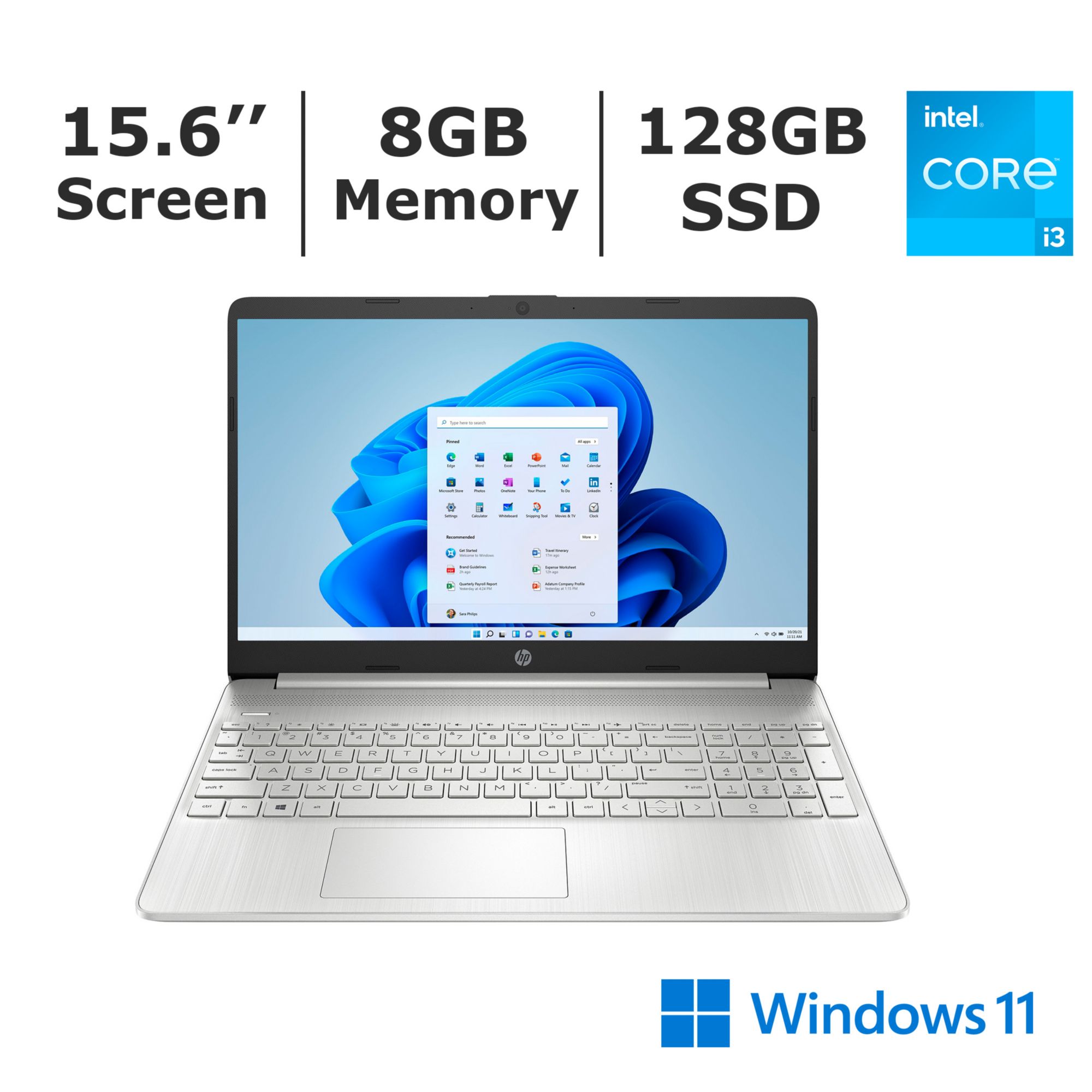 Hp 15 Dy2046ms Laptop Intel Core I3 1125g4 Processor Bjs Wholesale Club 7622