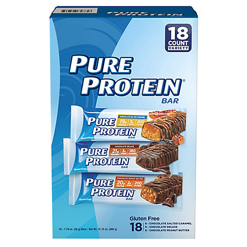 Pure Protein Bars Variety Pack, 18 ct./1.76 oz.