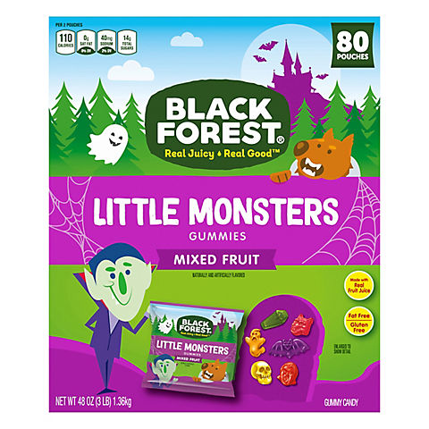 Black Forest Little Monsters Halloween Fruit Snacks, 80 ct.