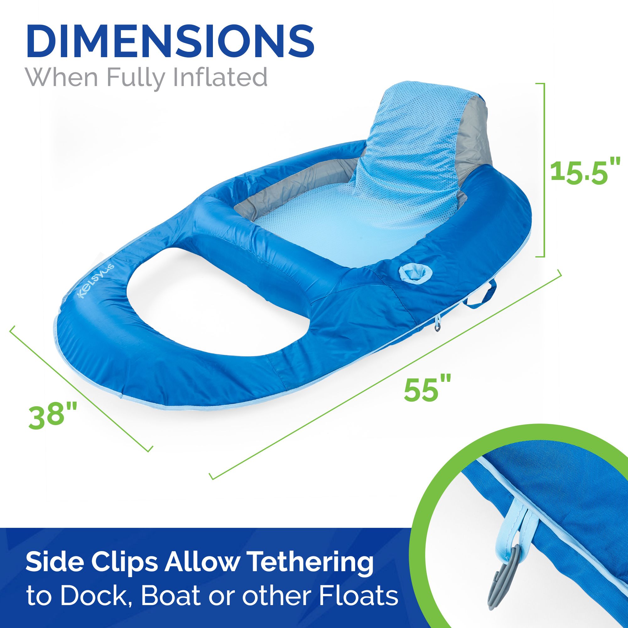 Swimways kelsyus floating online lounger