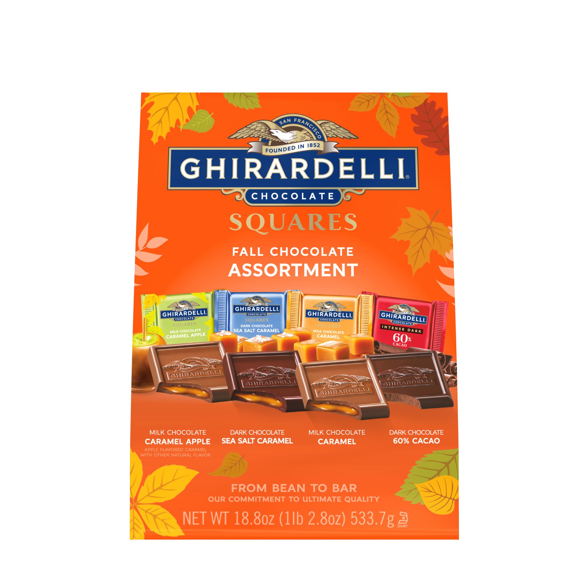 Milk Chocolate Sea Salt Caramel Squares by Ghirardelli