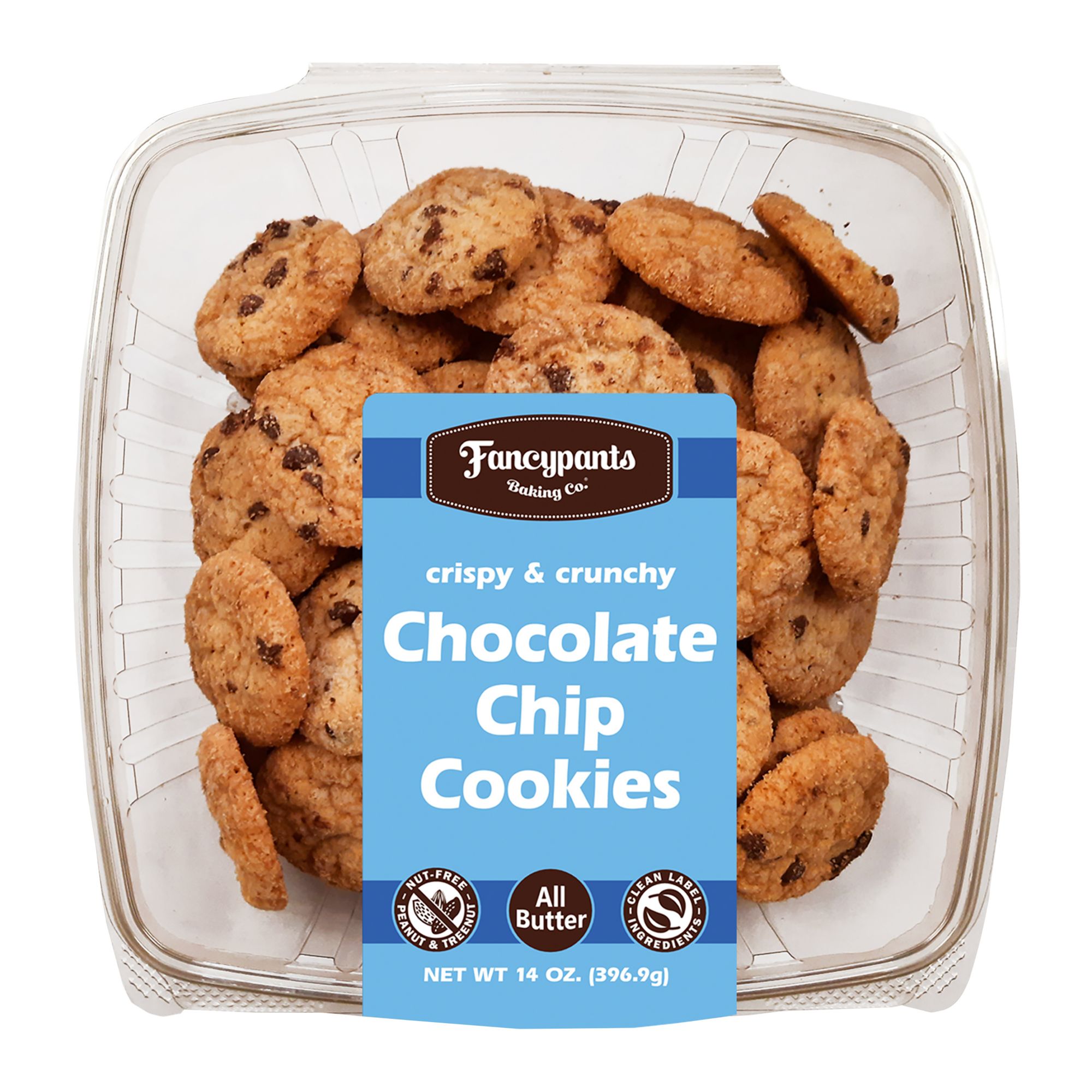 Mini Crunchy Chocolate Chip Cookies