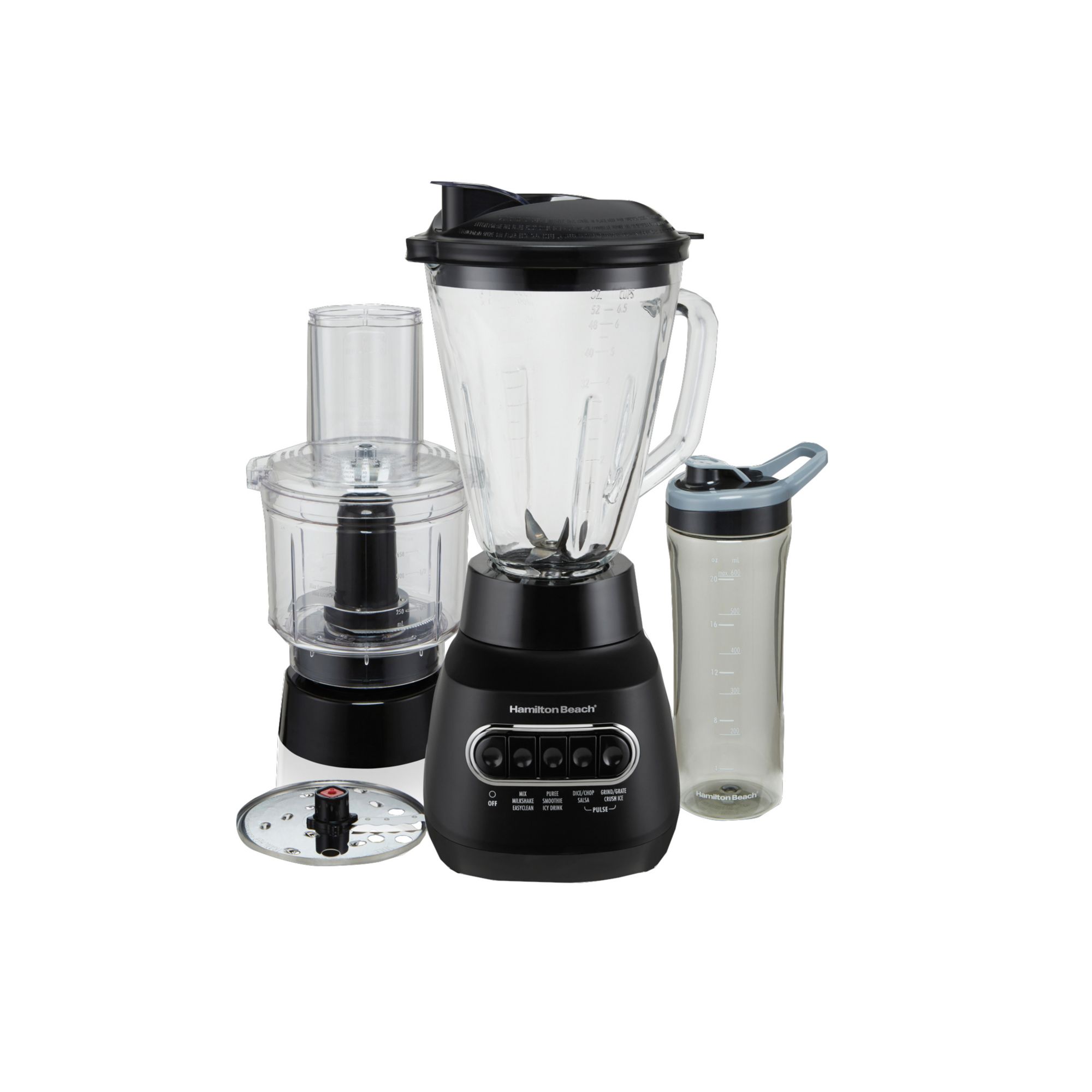 Hamilton Beach, Kitchen, Hamilton Beach Personal Blender 4 Oz Travel Cup  Lid Black Shakes Smoothies