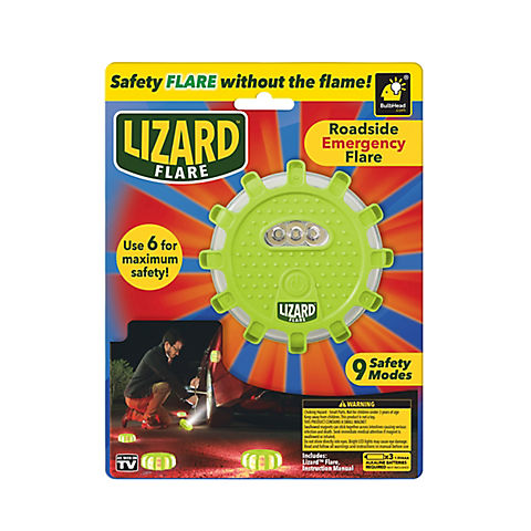 Lizard Flare Flameless Safety Flare - Green