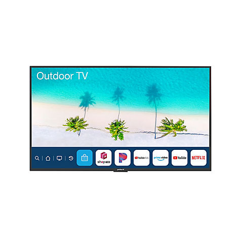 Peerless-AV 65" Neptune Partial Sun 4K HDR Outdoor Smart TV with Tilt Mount and 5-Year Coverage