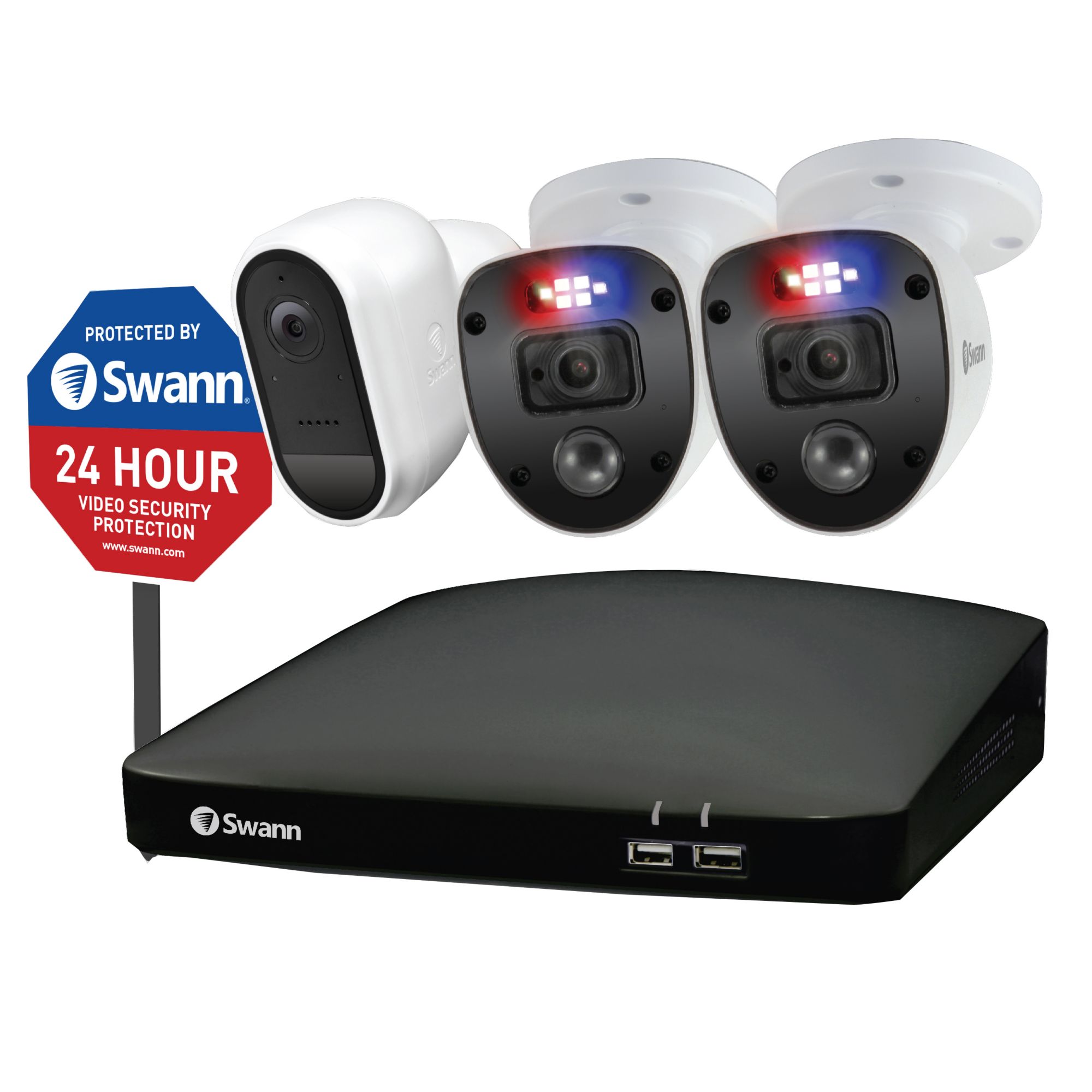 swann enforcer 4 camera security system