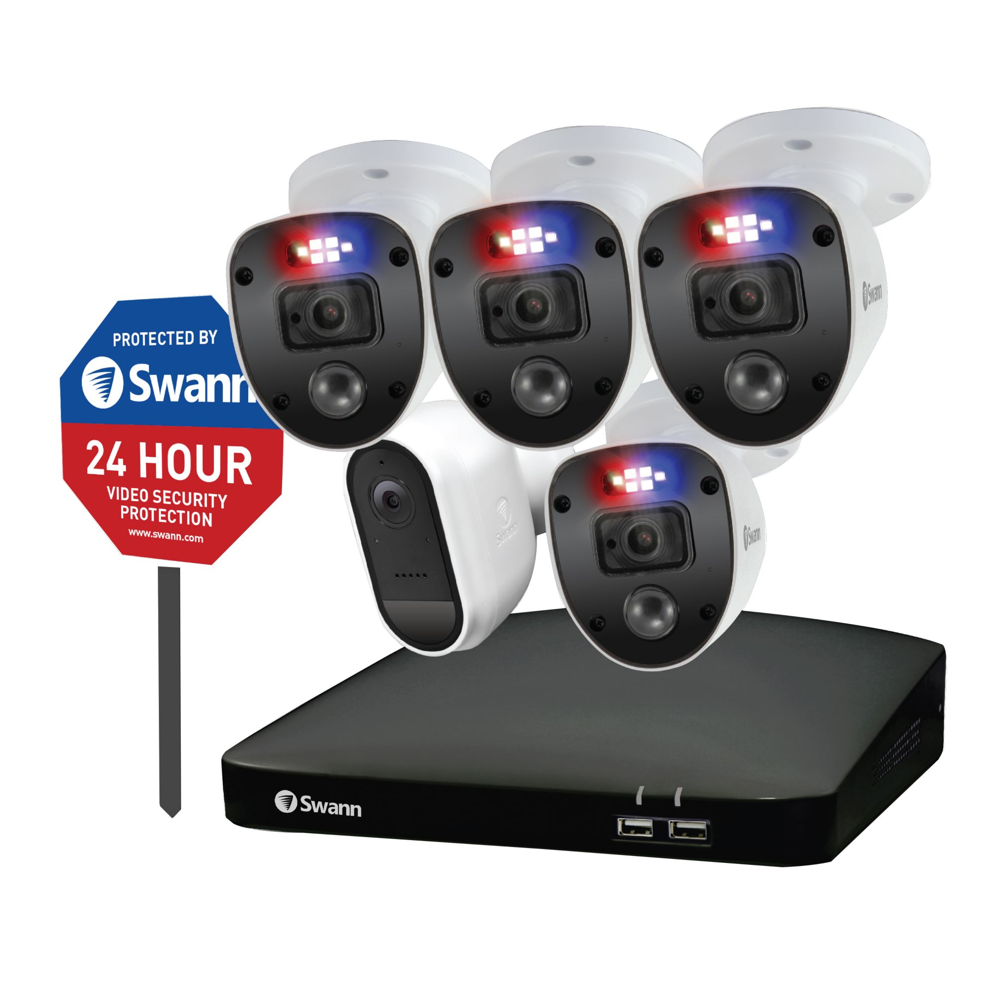 swann security camera with monitor