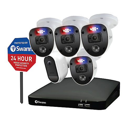 Swann Enforcer 4-Channel 4-Bullet Cameras 1080p Security System with 1TB HDD DVR