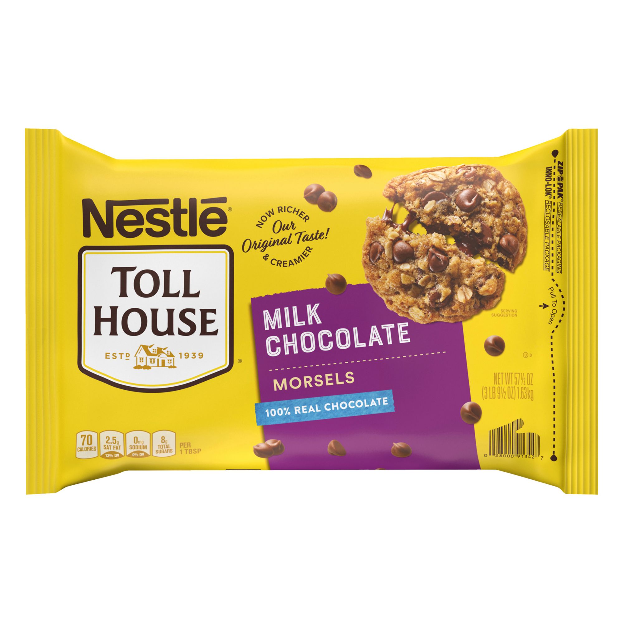 Nestlé Toll House Milk Chocolate Morsels, 23 oz - Fairway