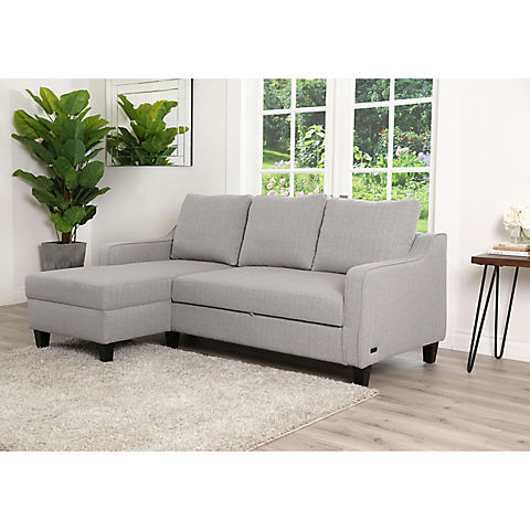Hayden Convertible Sofa Bed, Gray