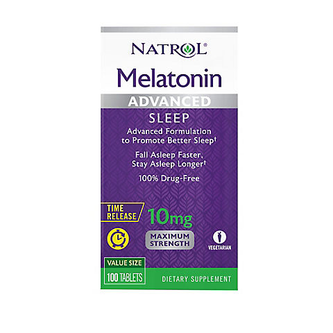 Natrol Advanced Sleep Melatonin, 10mg