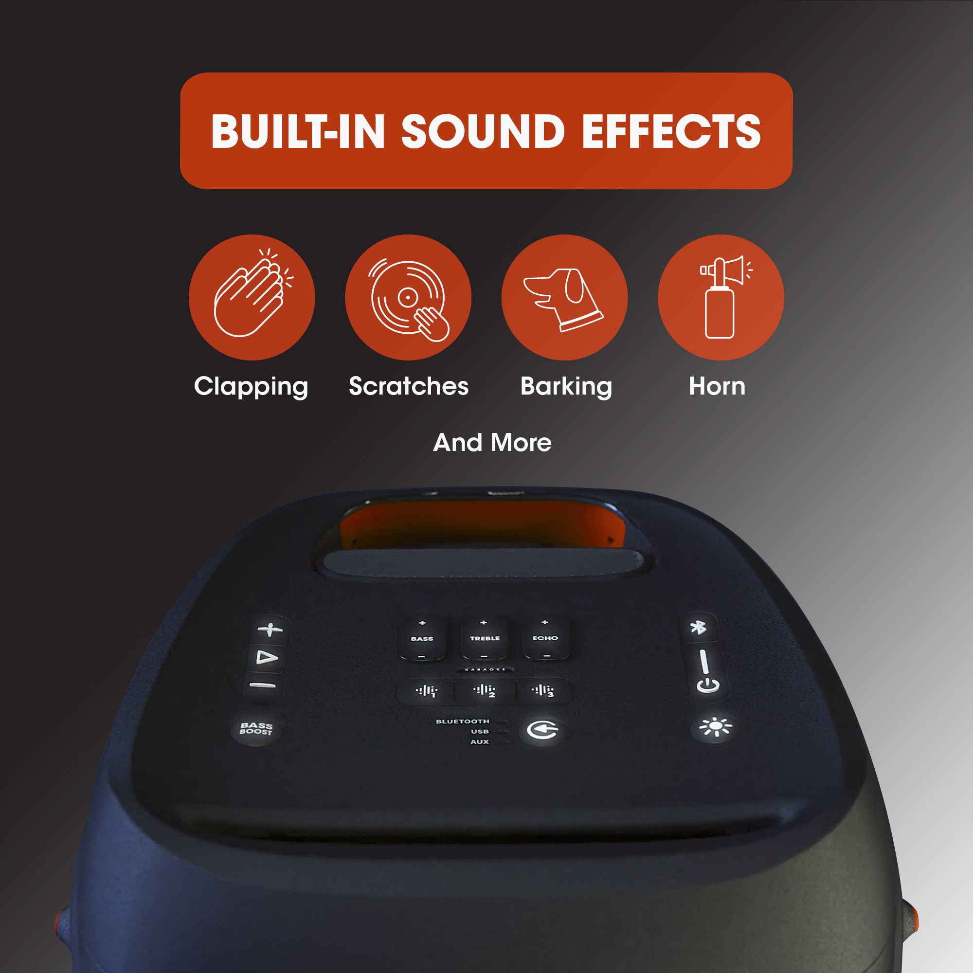 JBL Partybox 310, Portable Bluetooth Party Speaker, 240W Monstrous Pro  Sound