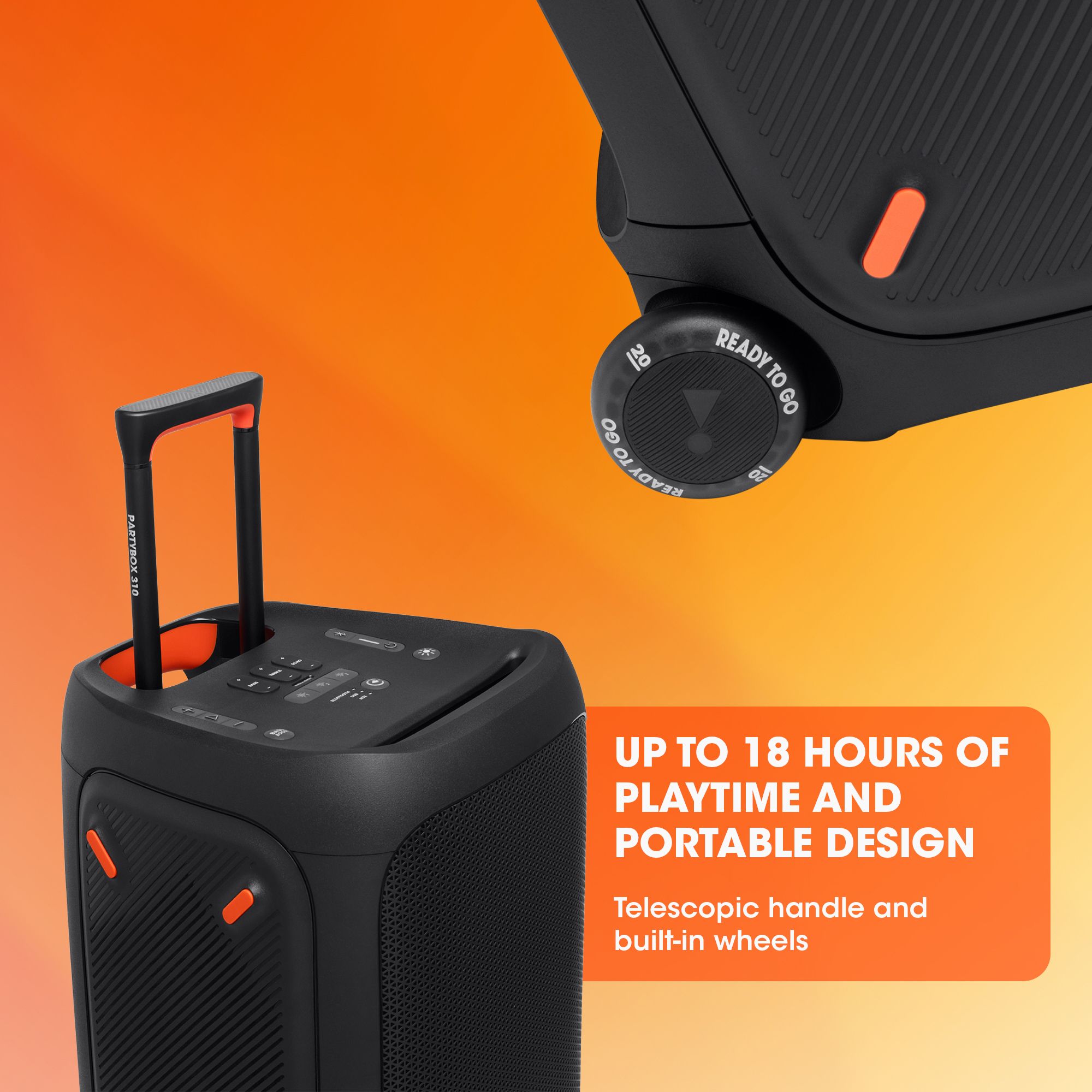 JBL® PartyBox On-The-Go and PartyBox 310 join the party - JBL (news)