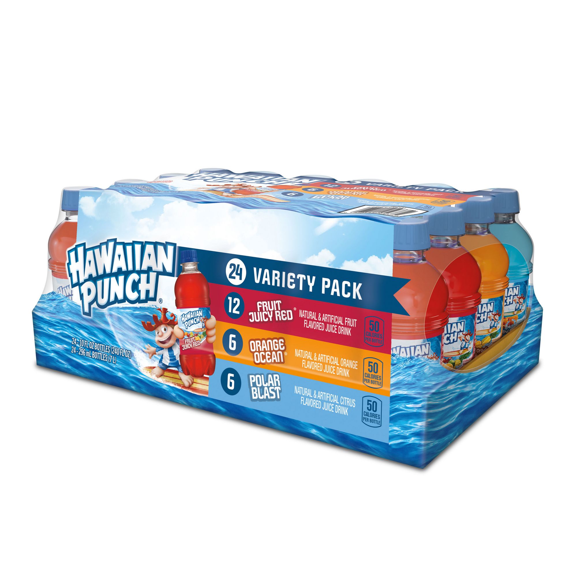 Hawaiian Punch Fruit Juicy Red 10 fl. oz. - 24/Case