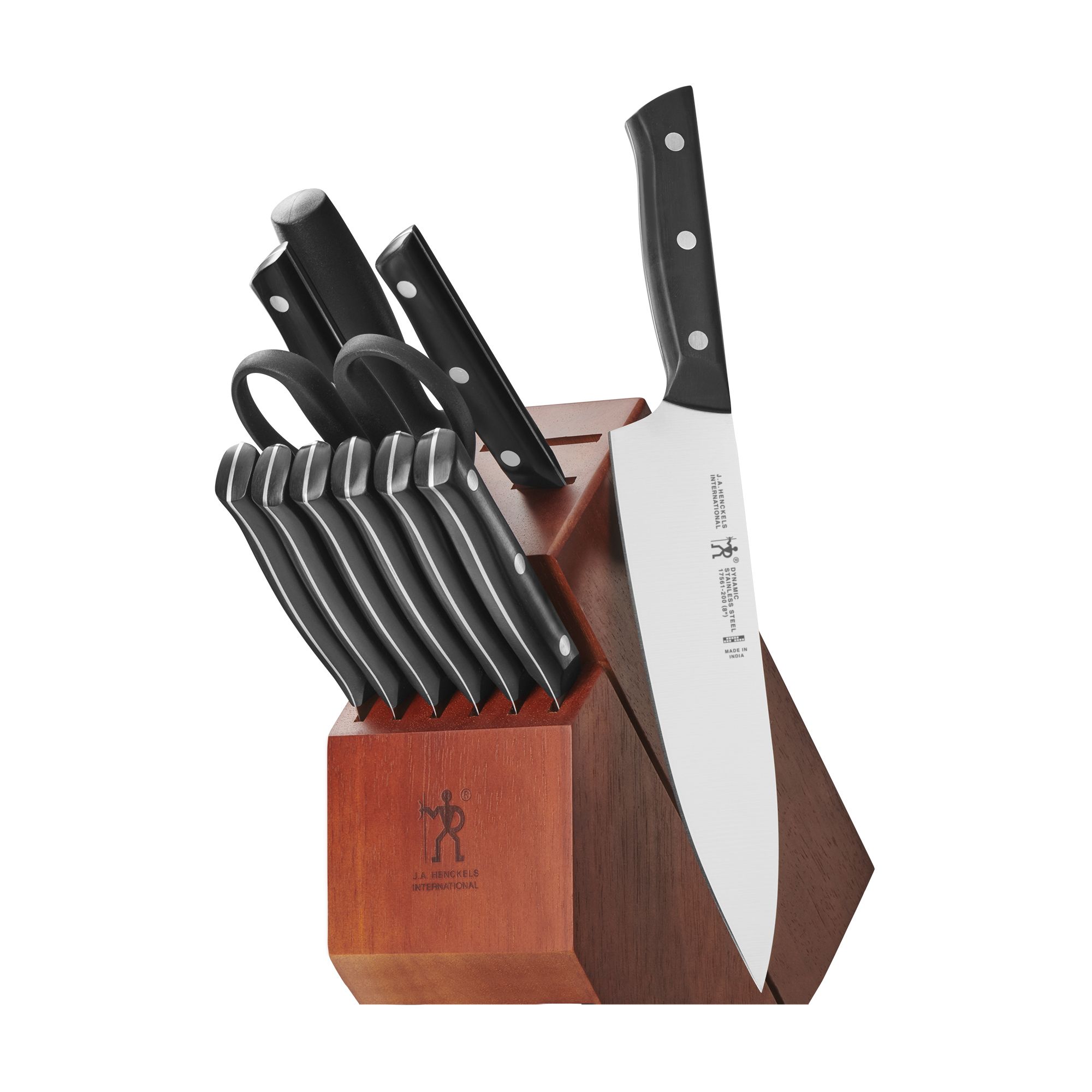 ZWILLING J.A. Henckels Dynamic 12 pc. Knife Block Set - Brown