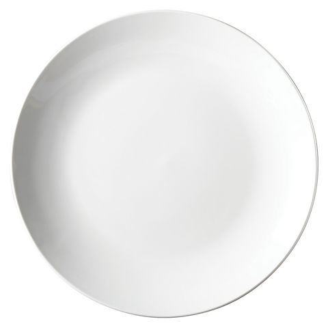 Gibson Home 10.5" Porcelain Dinner Plate Set, 8 pk. - White
