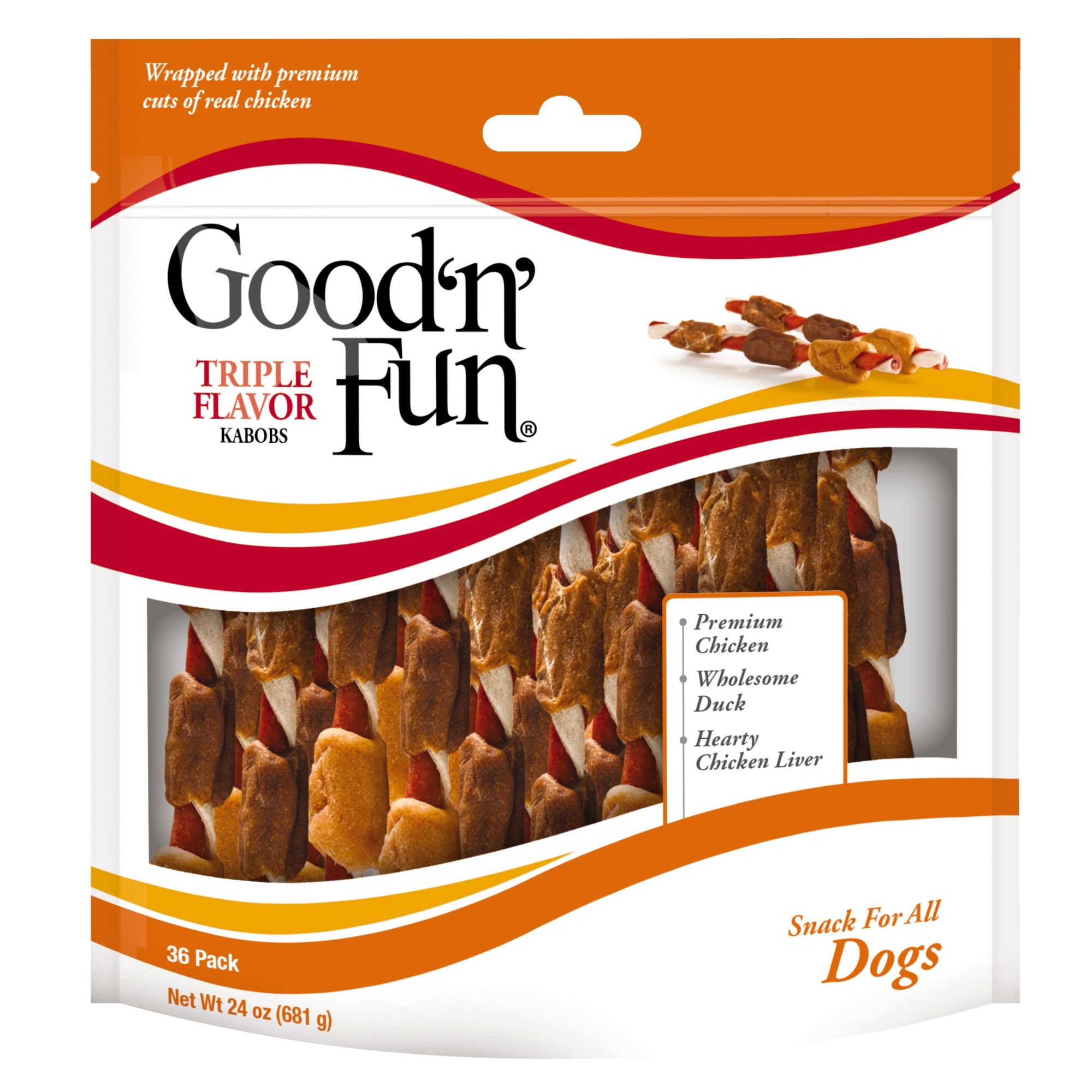 Good n fun 2025 dog treats kabobs