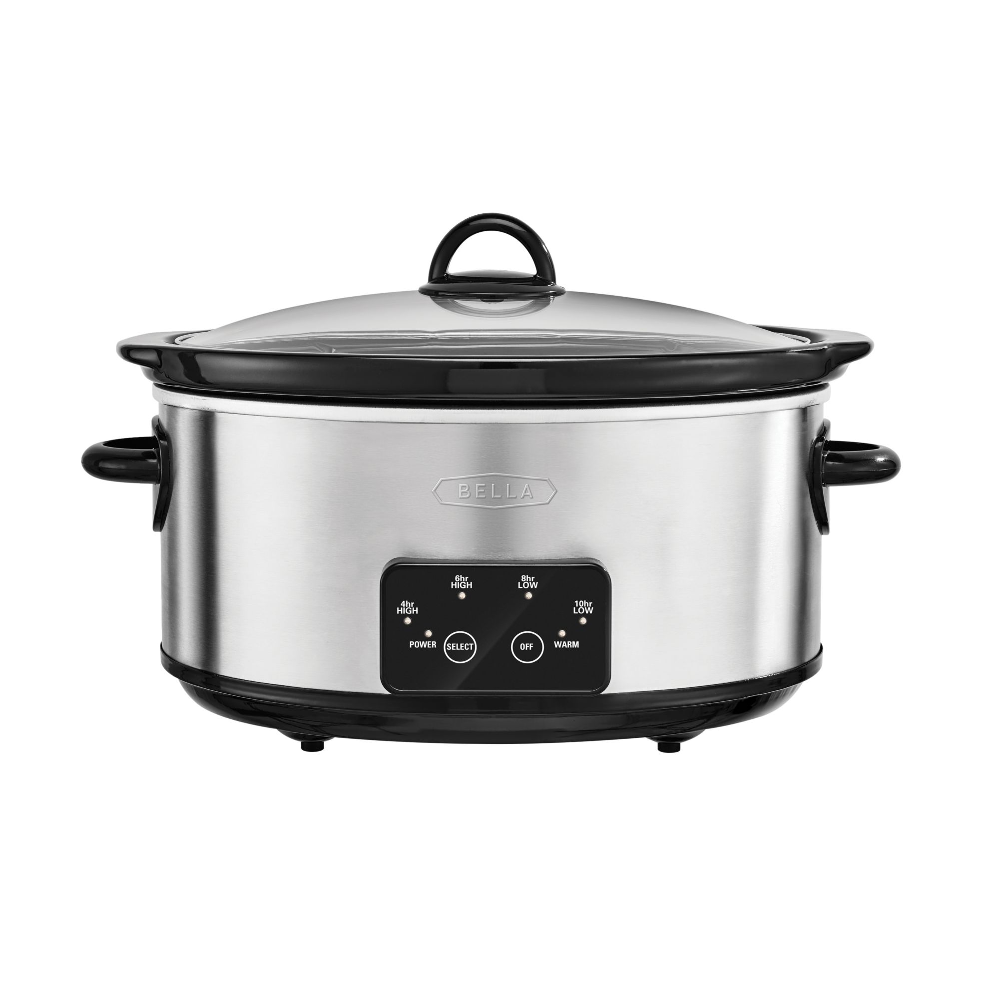 Magnifique 6-Quart Digital Programmable Slow Cooker with Timer, Stainless  Silver