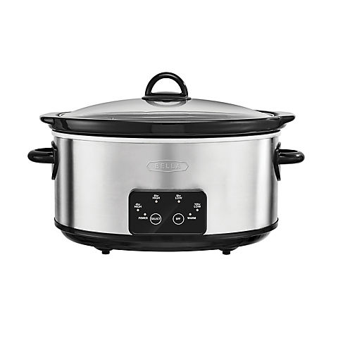 Bella 6 qt. Programmable Slow Cooker - Stainless Steel