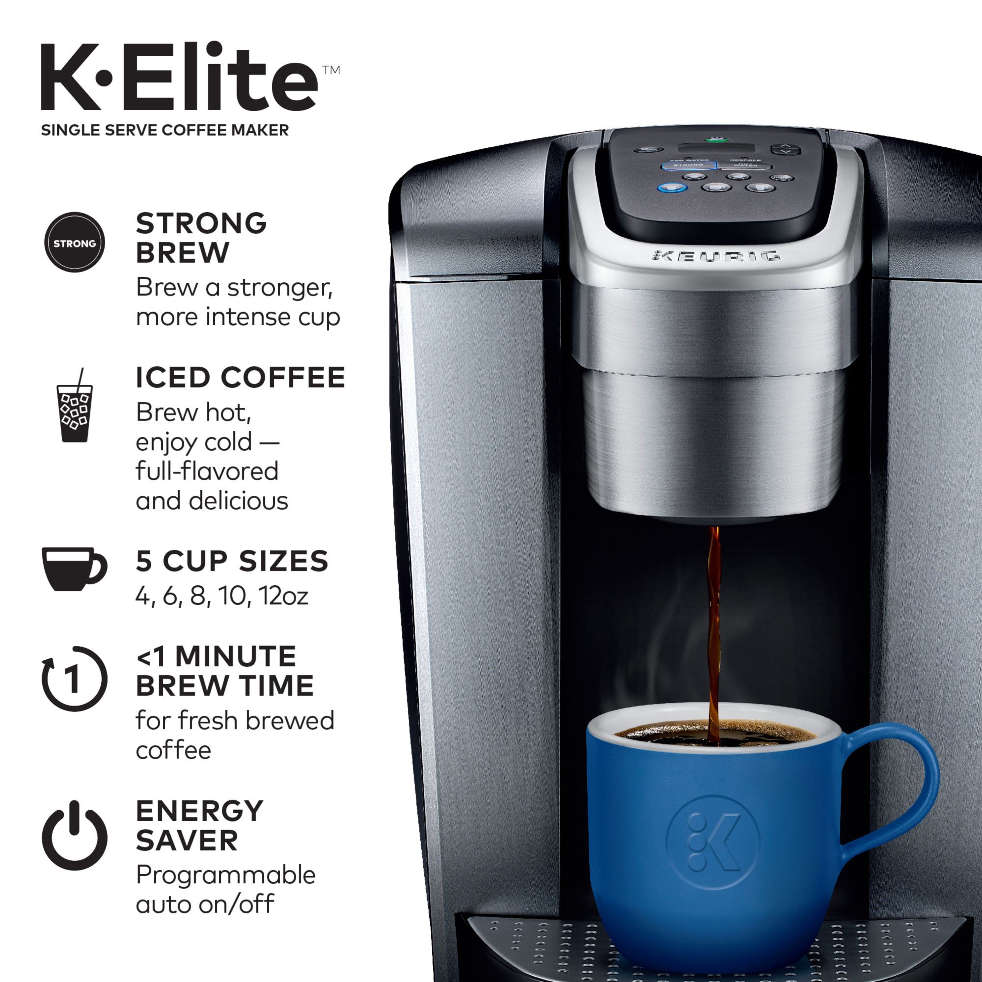 Keurig elite silver sale