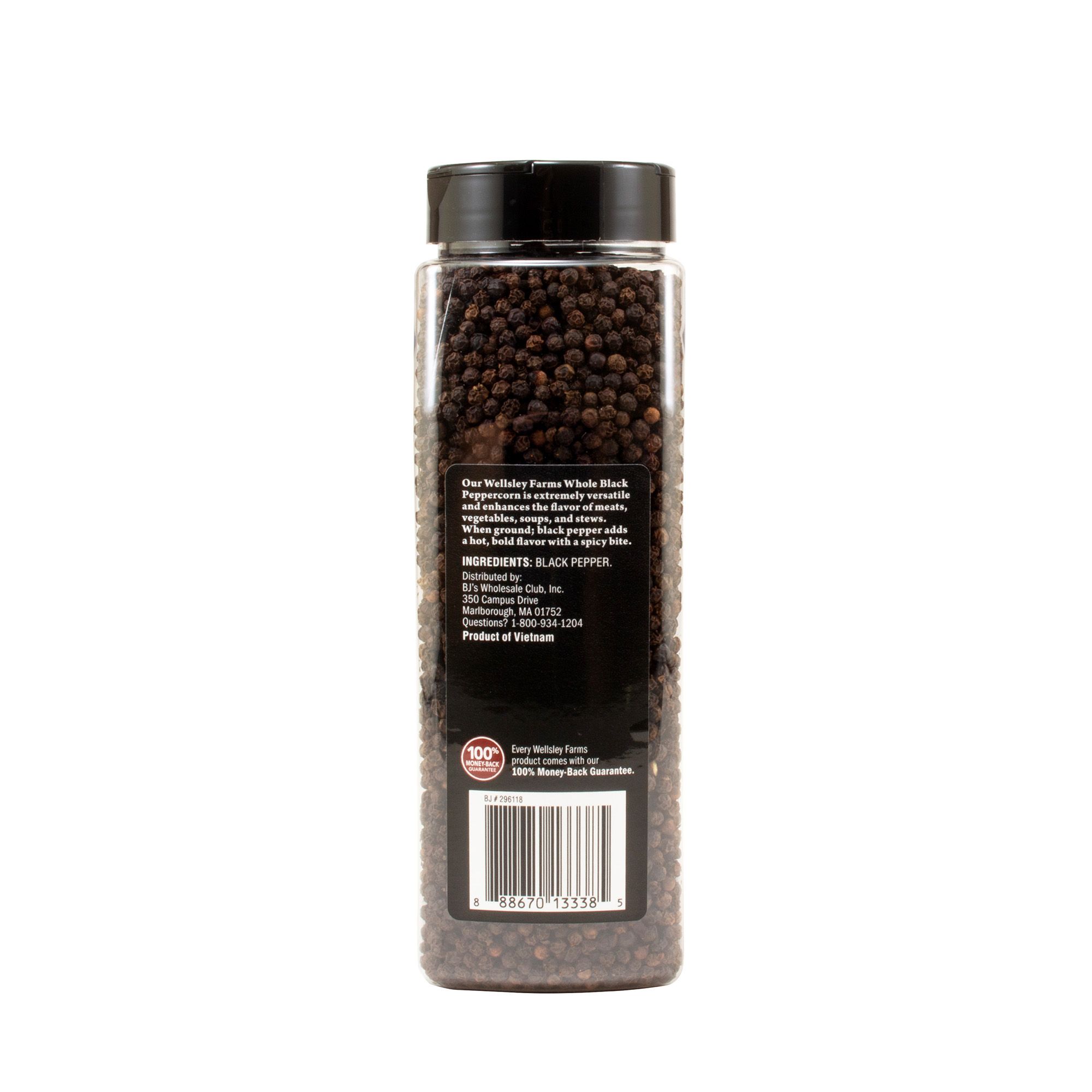 Wellsley Farms Whole Black Peppercorns, 18.5 oz.