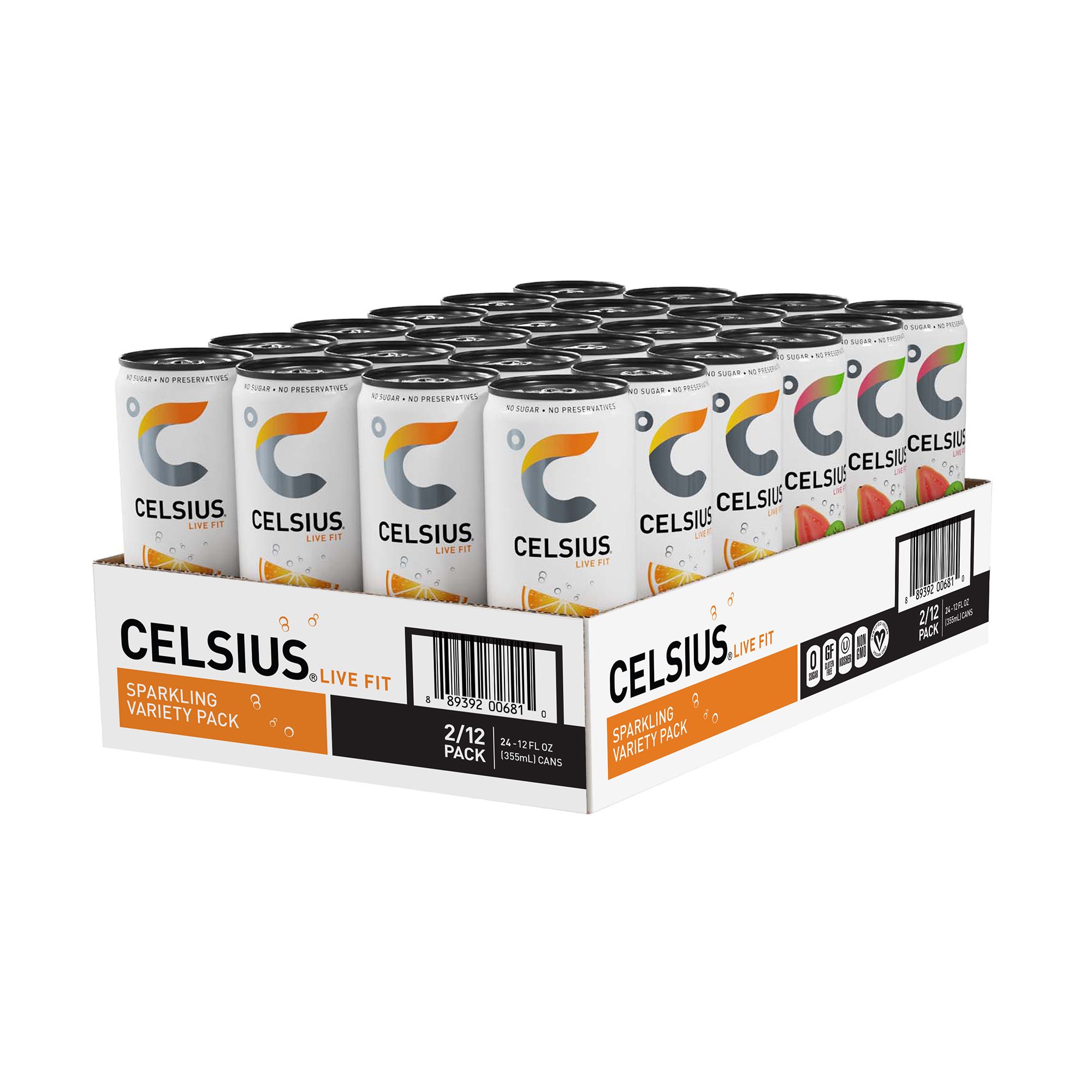  CELSIUS Fitness Drink 9-Flavor Variety Pack, Zero