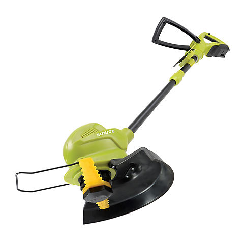 Sun Joe 24V-SB10-CT 10" 24V iON+ Cordless SharperBlade Stringless Lawn Trimmer with Tool Only