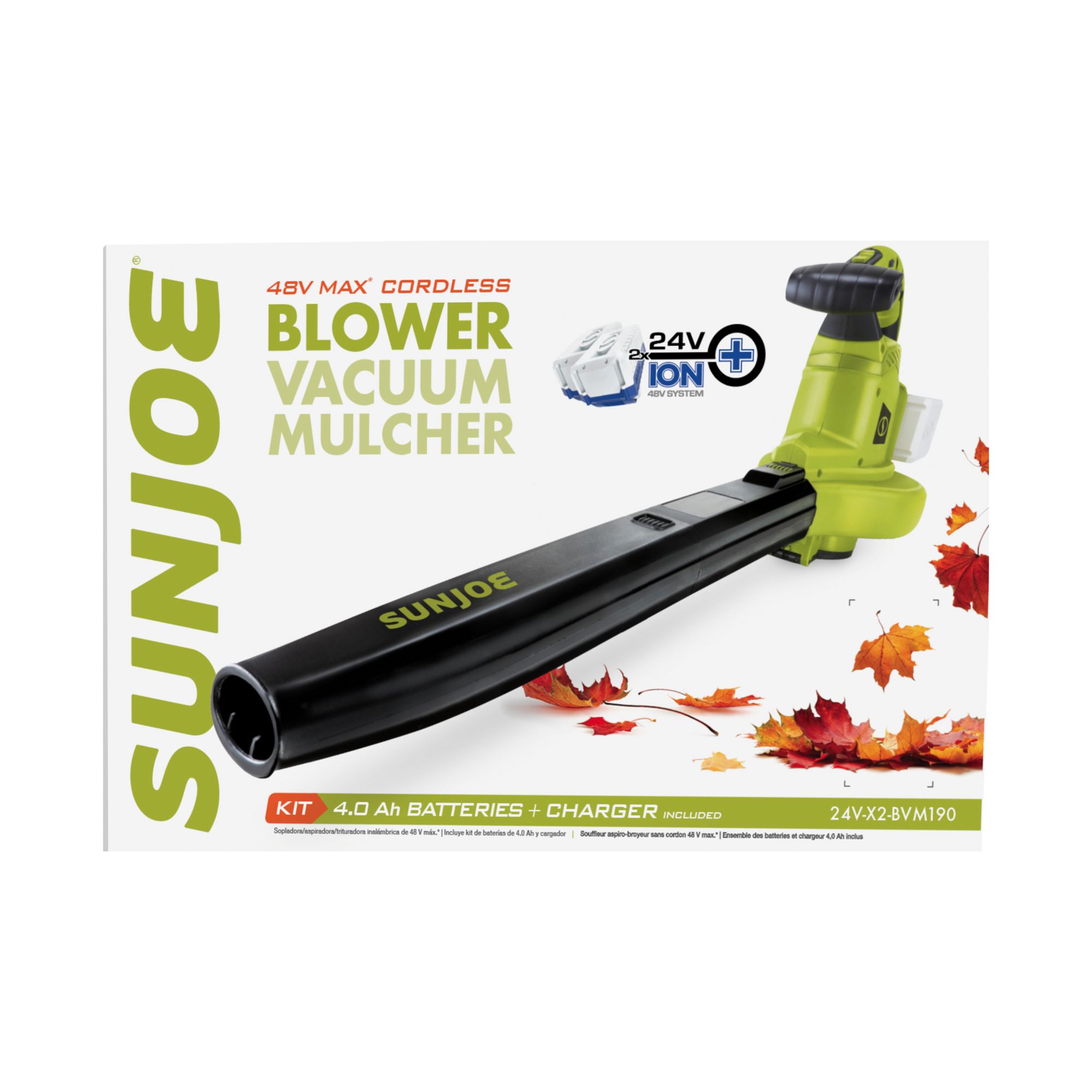 Cordless Air Blower Leaf Blower 48VLithium Battery Mini Electric