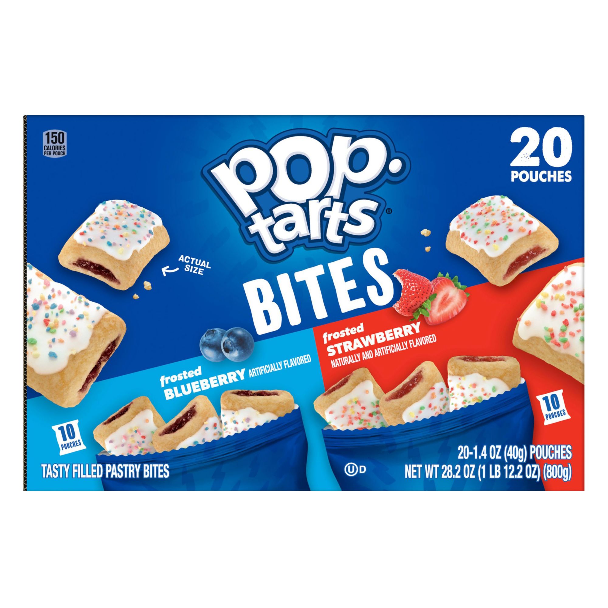 Pop-tarts Frosted Cherry And Frosted Strawberry Pastry Variety