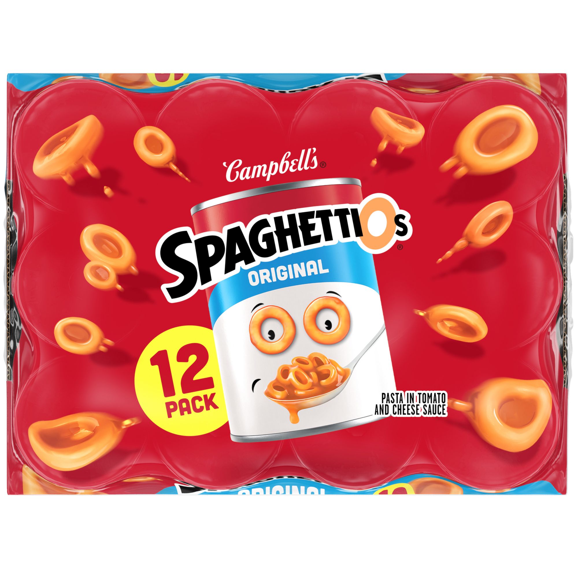 Campbell's Franks Redhot Spaghetti O's Pasta 15.8 oz ( 3 cans)
