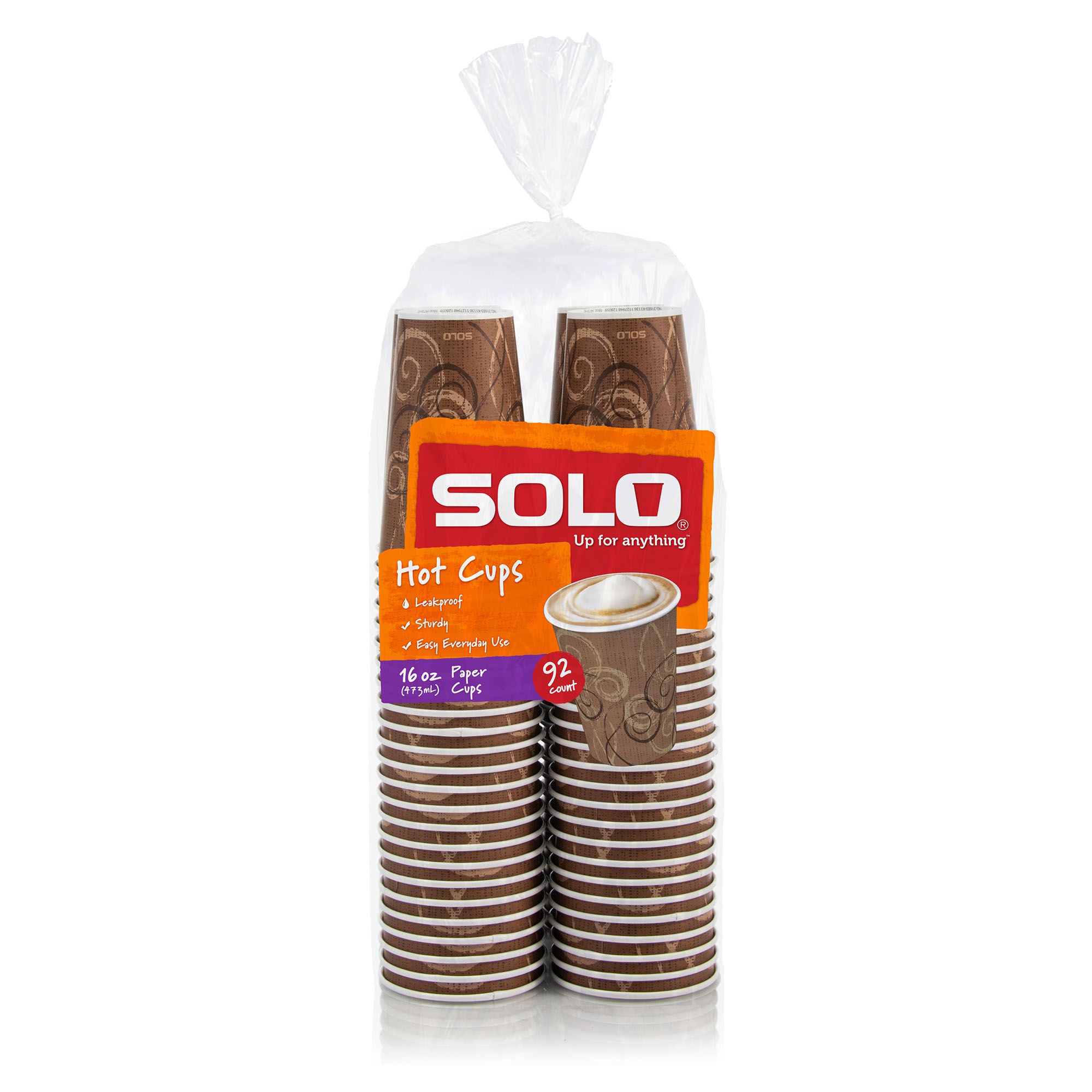 SOLO 16-Oz. Hot Cups, 92 ct.