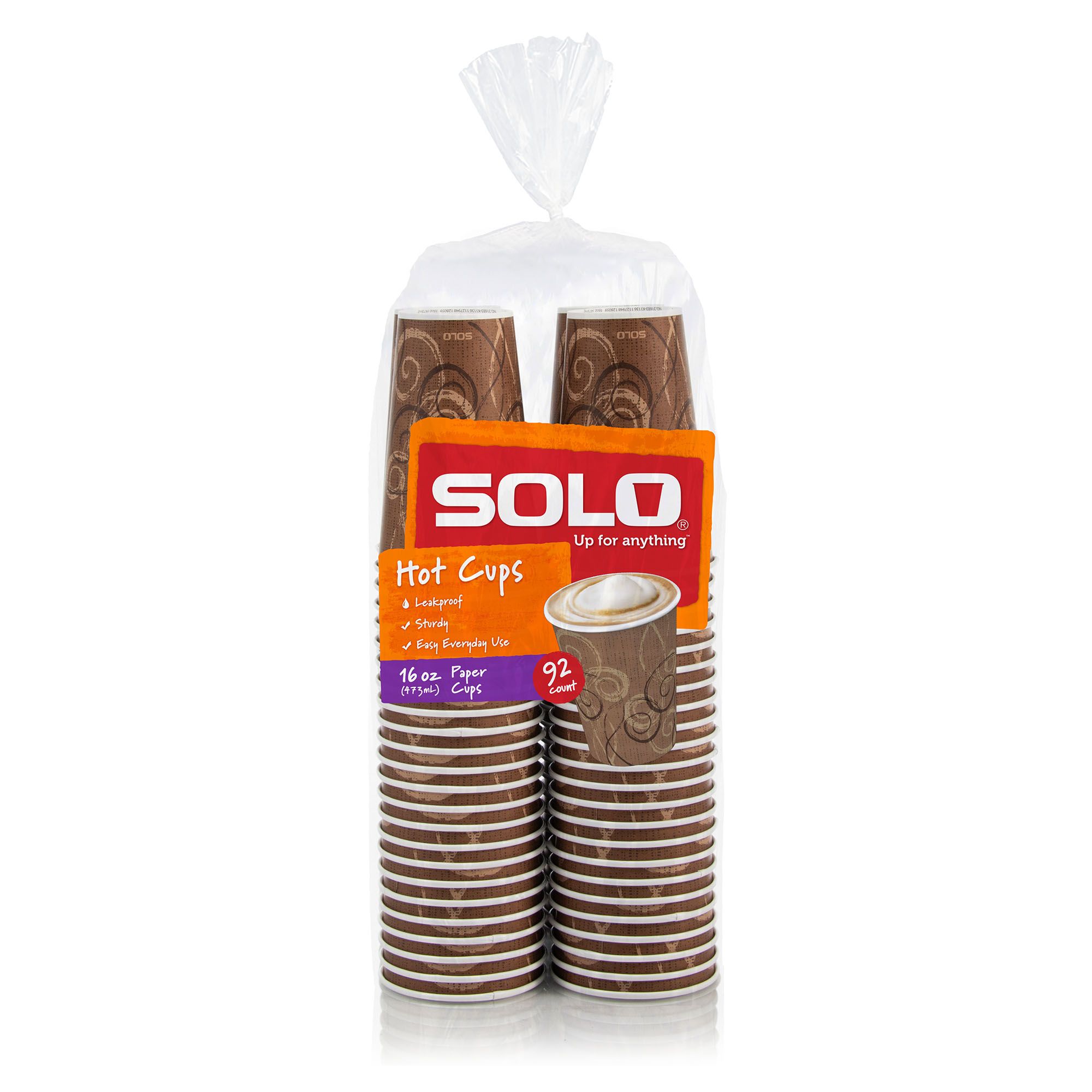 Solo Bistro Paper Cups for Hot Liquids, 8 - 16 oz. Sizes - Parish Supply