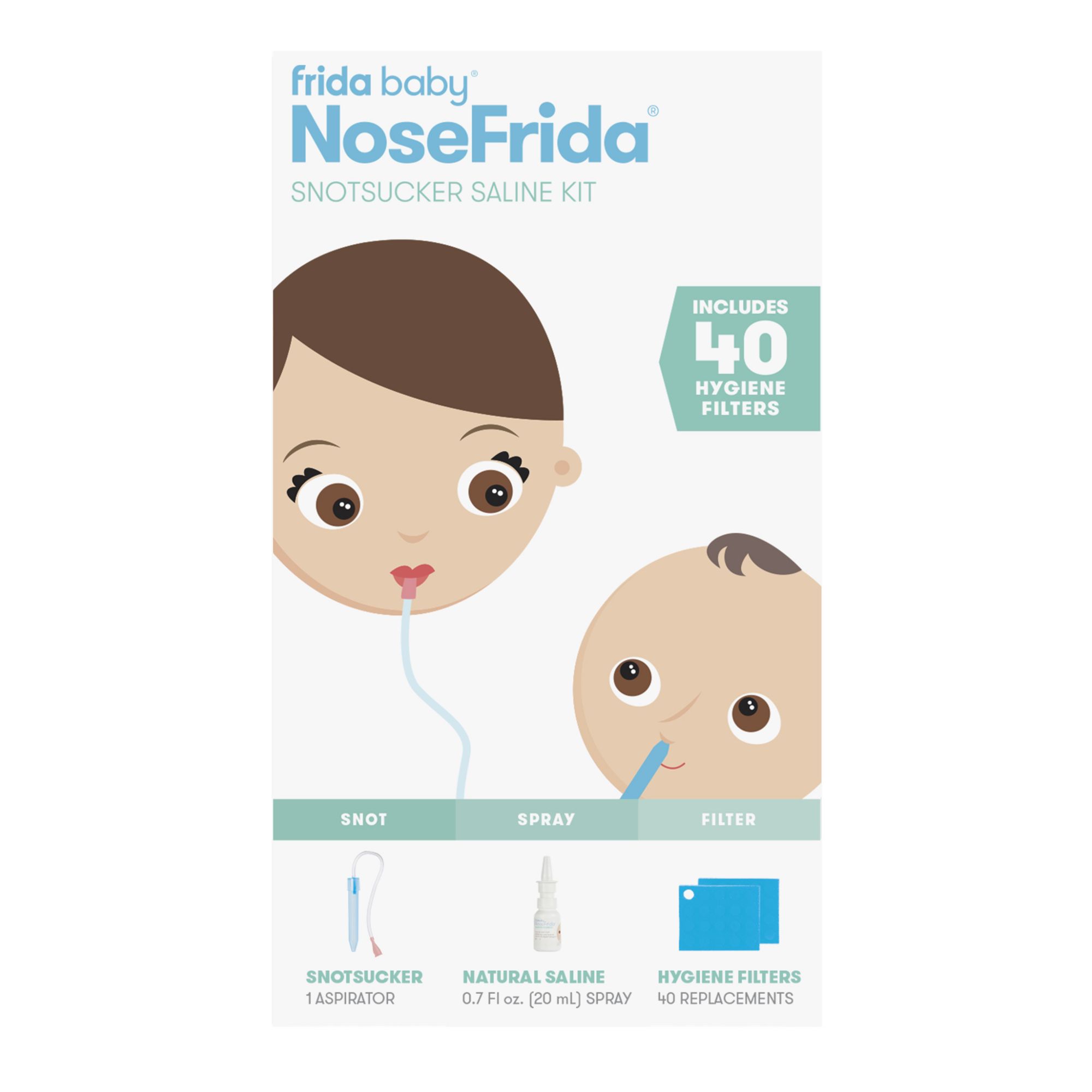 NoseFrida Mouth Suction Nose Baby Cleaning