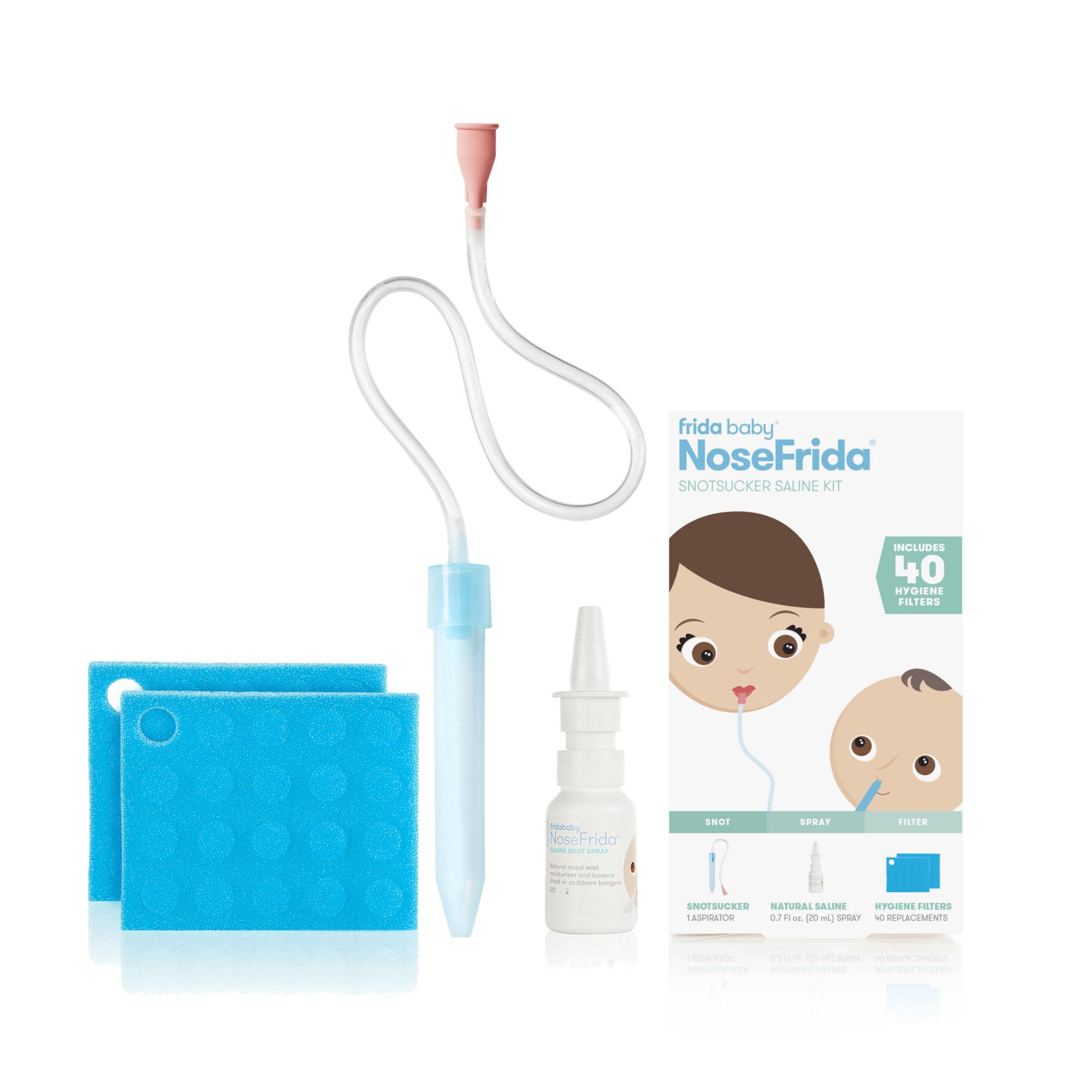 NoseFrida Baby Nasal Aspirator with Filters