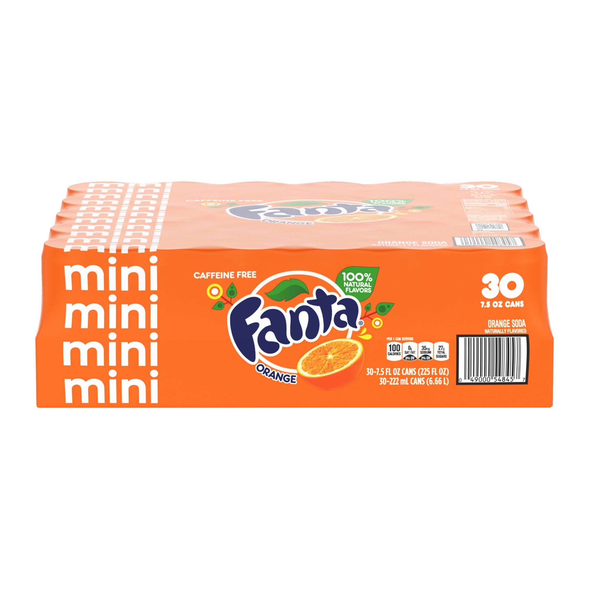 Fanta Naranja, 7.5 fl oz (paquete de 6)