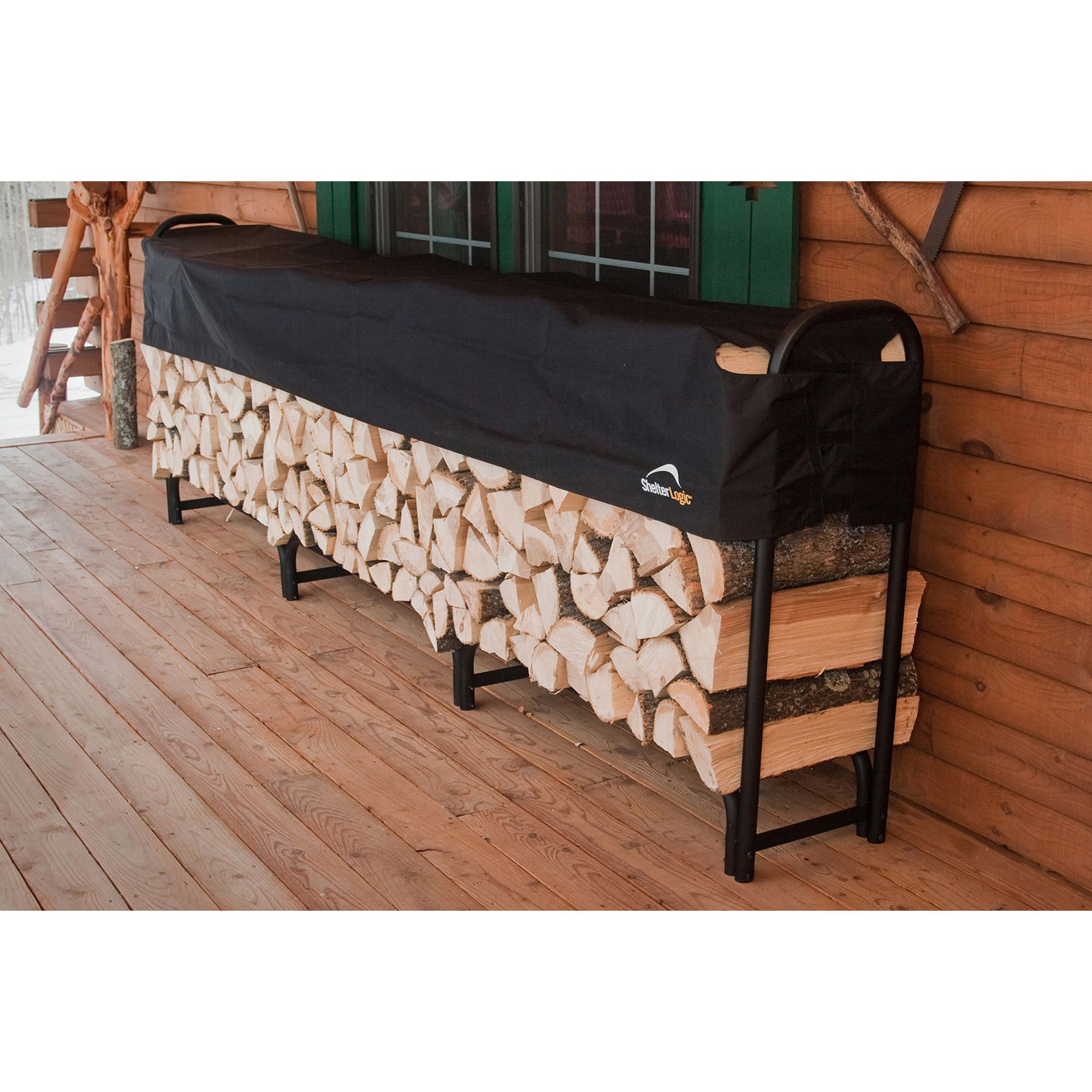 Log rack cover 8 foot hot sale