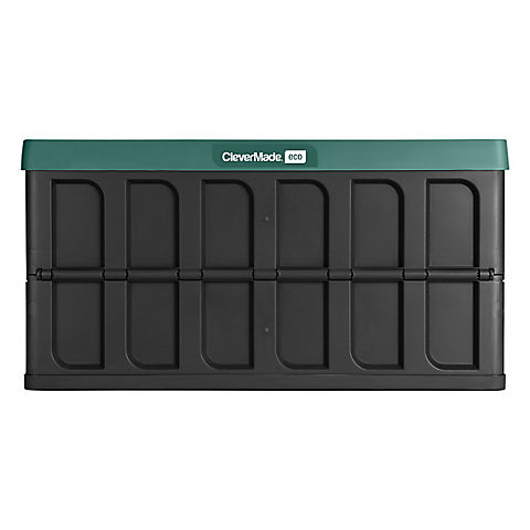 CleverMade 62L Collapsible Eco Storage Bin - Green