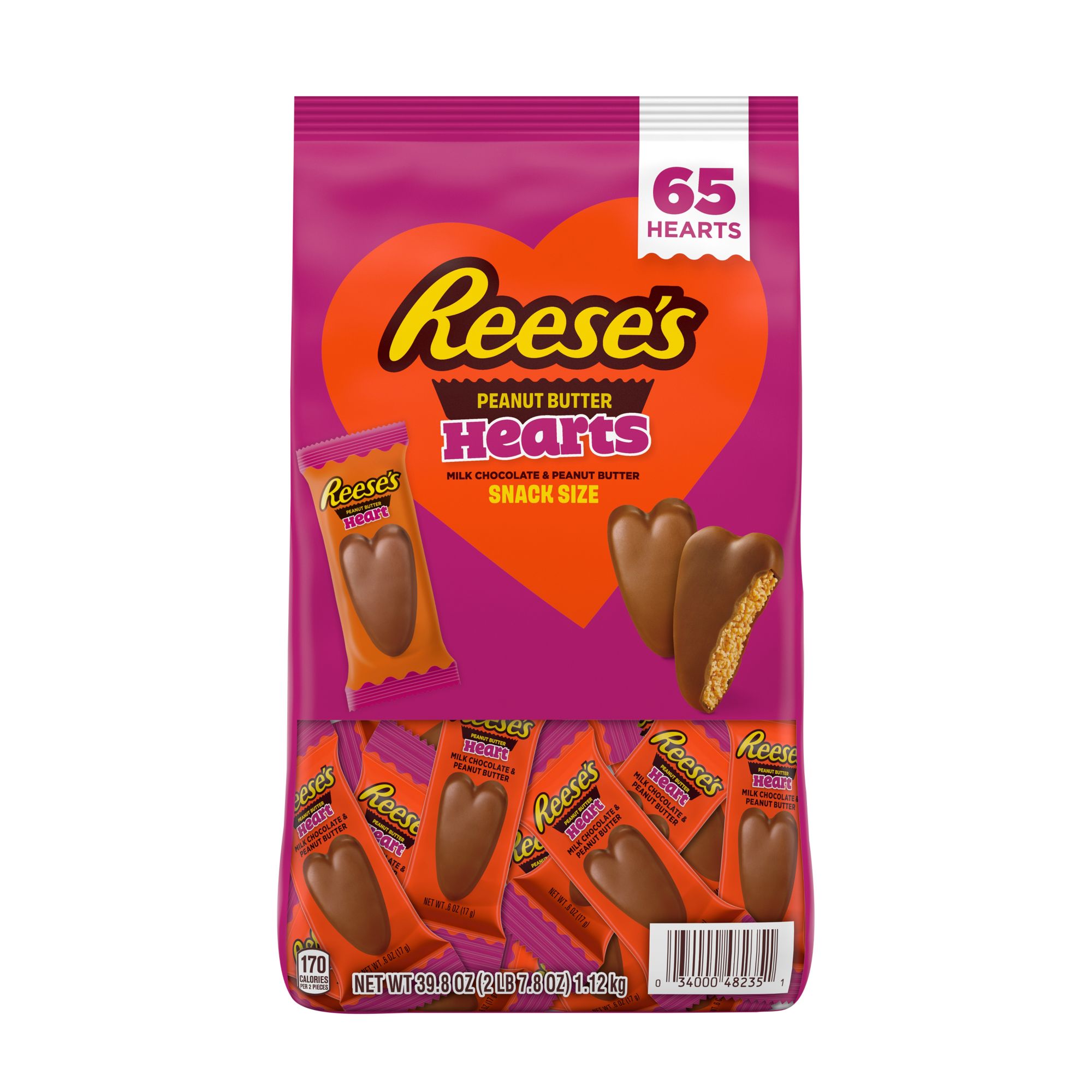  REESE'S Milk Chocolate Peanut Butter Cups, Valentine's