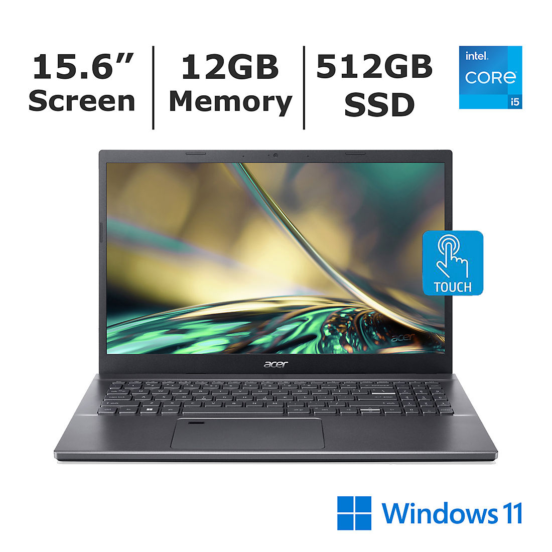 nedsænket slack Rationalisering Acer Aspire 5 Intel Ci5-1235U Laptop - BJs Wholesale Club