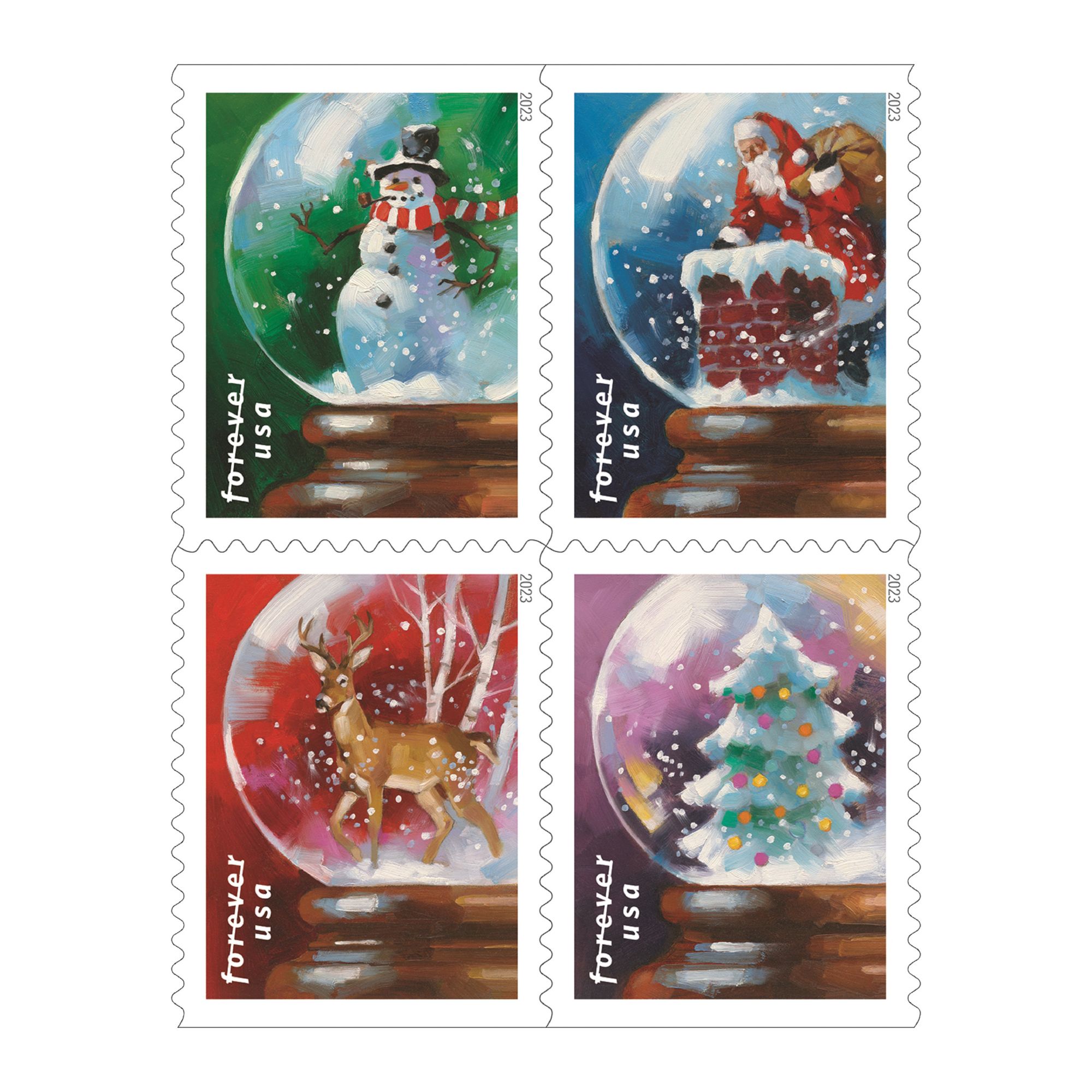 USPS Forever Postage Stamps Flags 100 Count (Seasons)