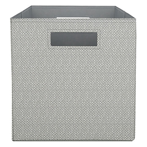 11" Storage Cubes, 4 pk. - Gray Textured
