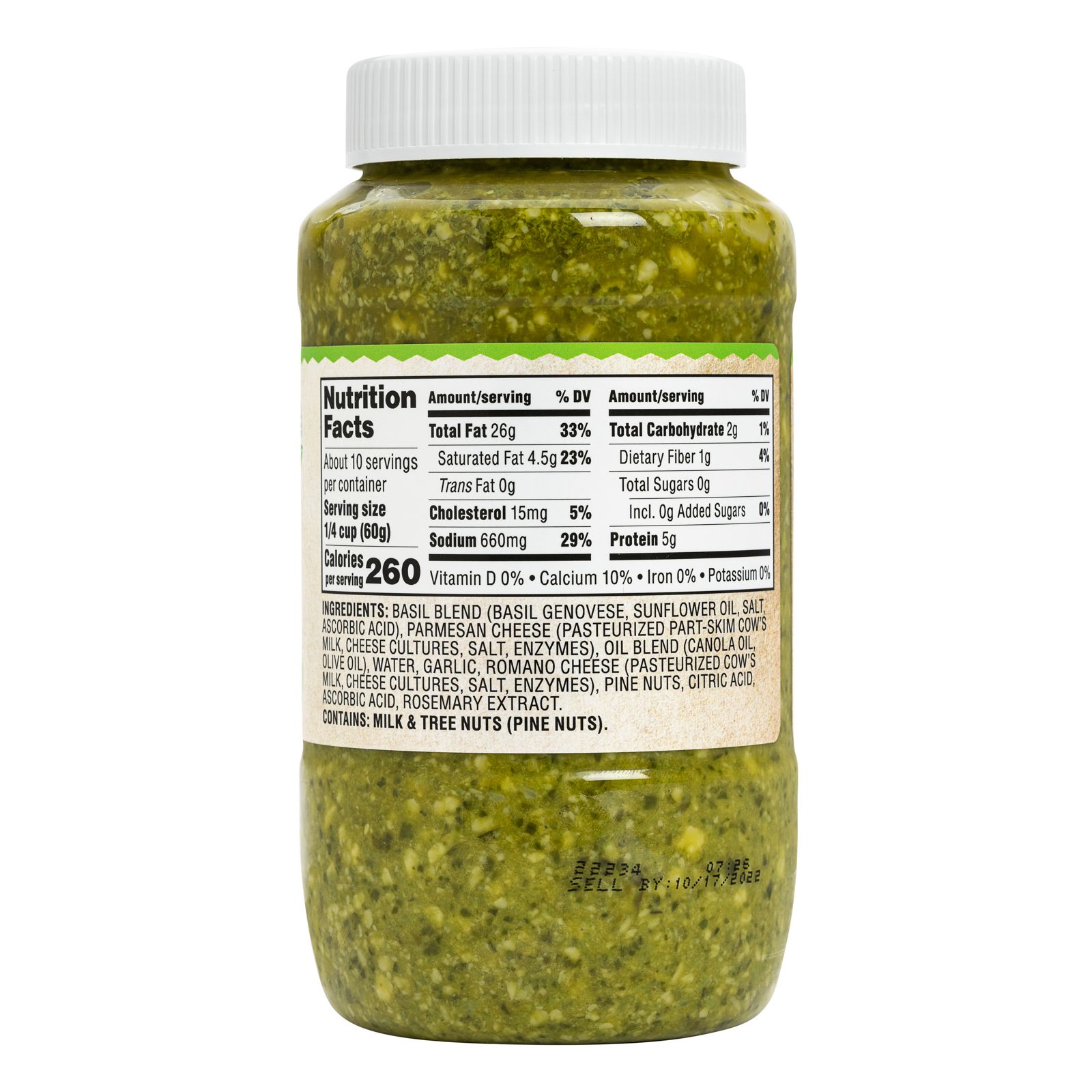 Wellsley Farms Basil Pesto 22 oz