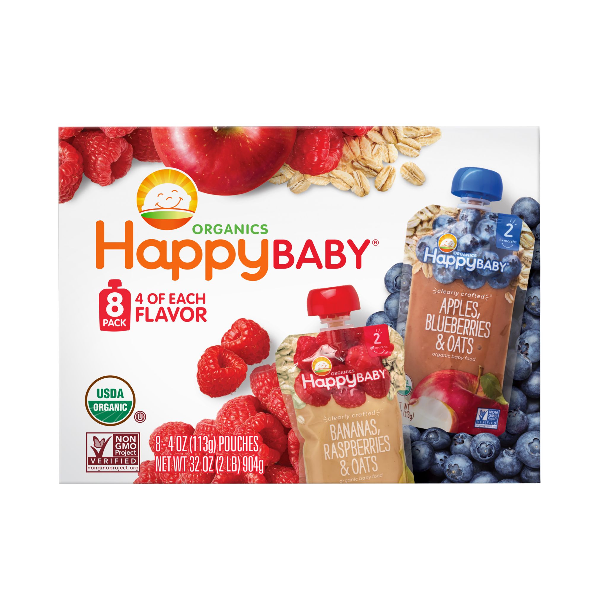 Happy baby banana raspberry hot sale oats