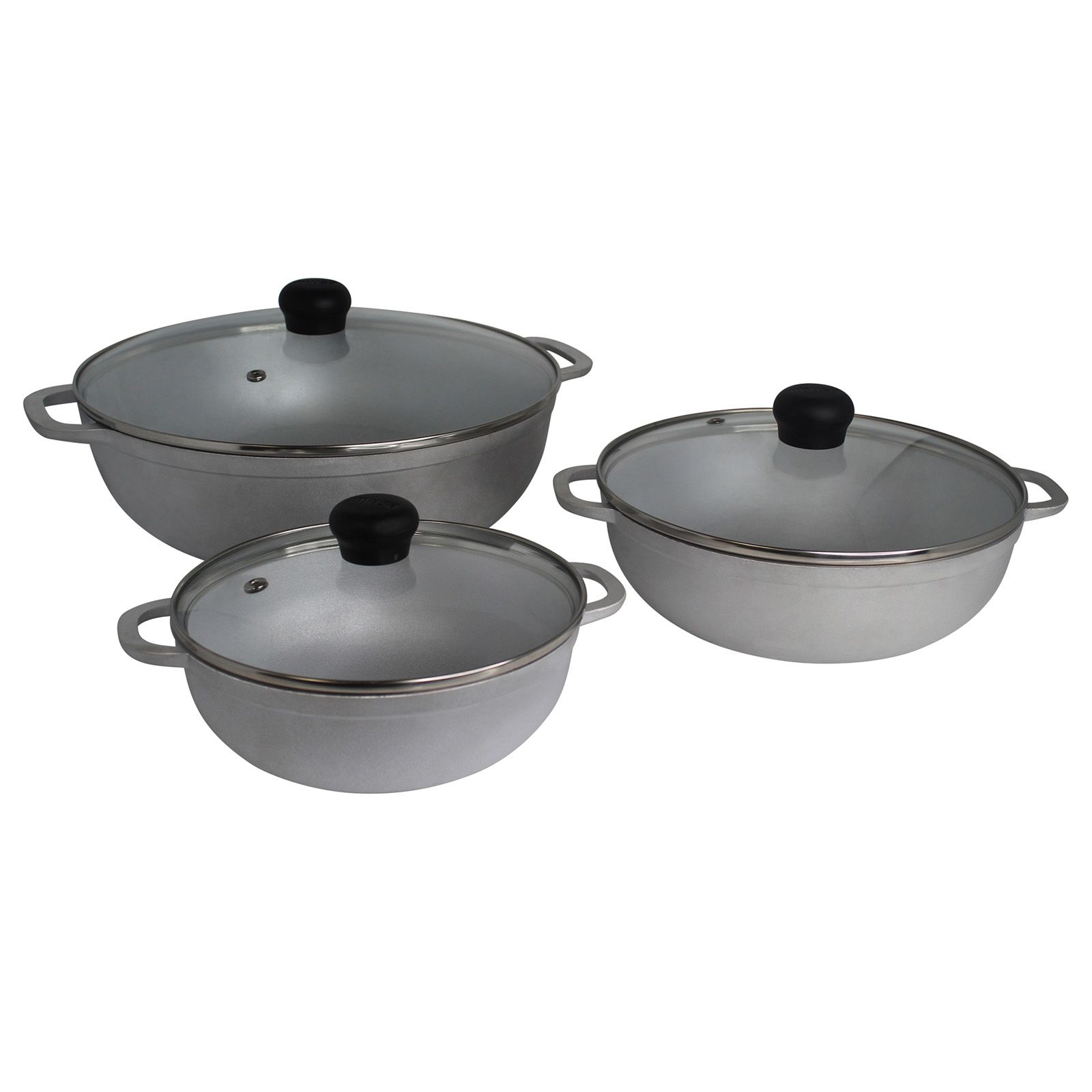 Imusa Cast Aluminum Caldero Set, 3 pc.