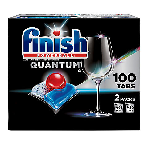 Finish Quantum Dishwasher Detergent Tablets, 100 ct.