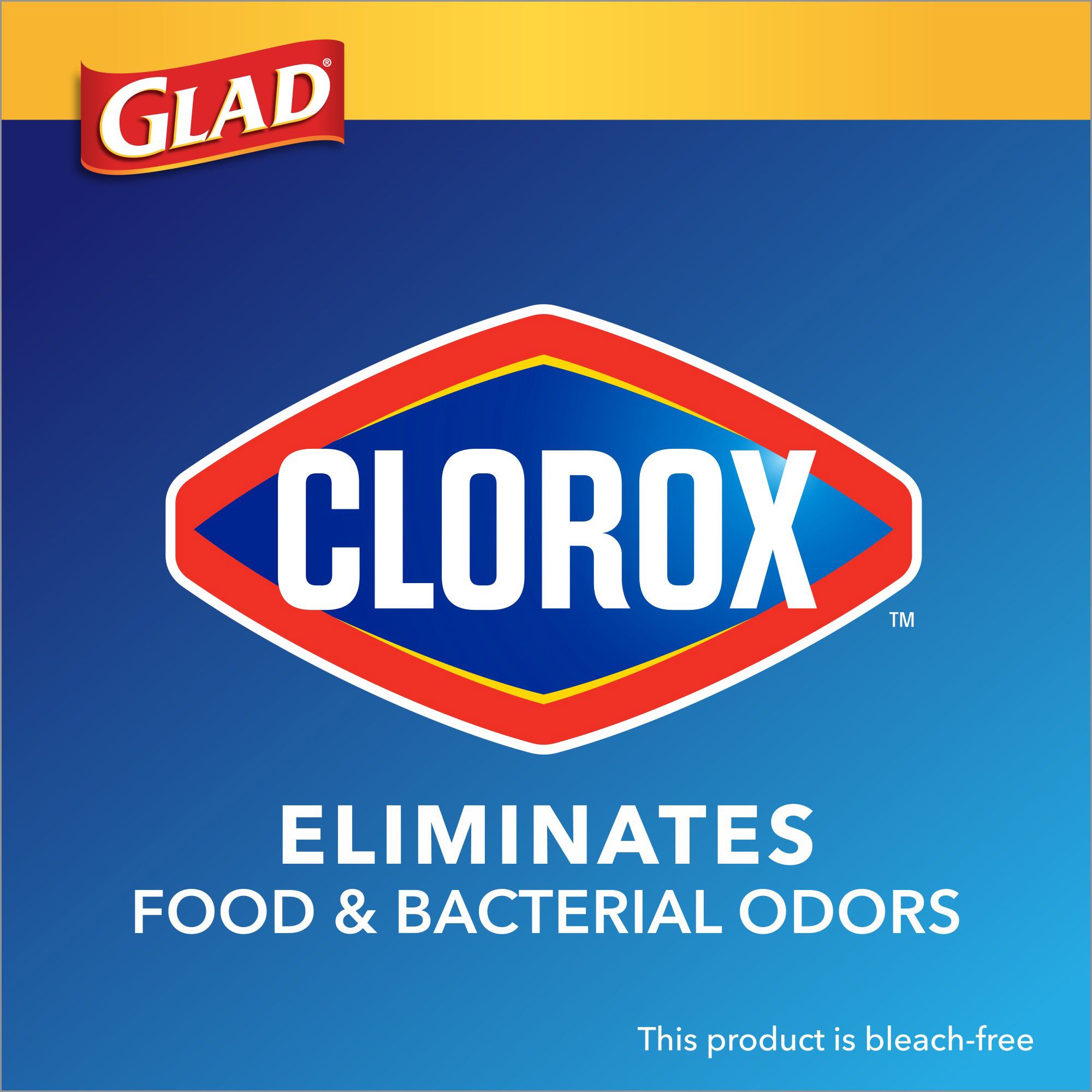 Glad ForceFlex MaxStrength with Clorox Trash Bags, 13 Gal, Eucalyptus and  Pepper