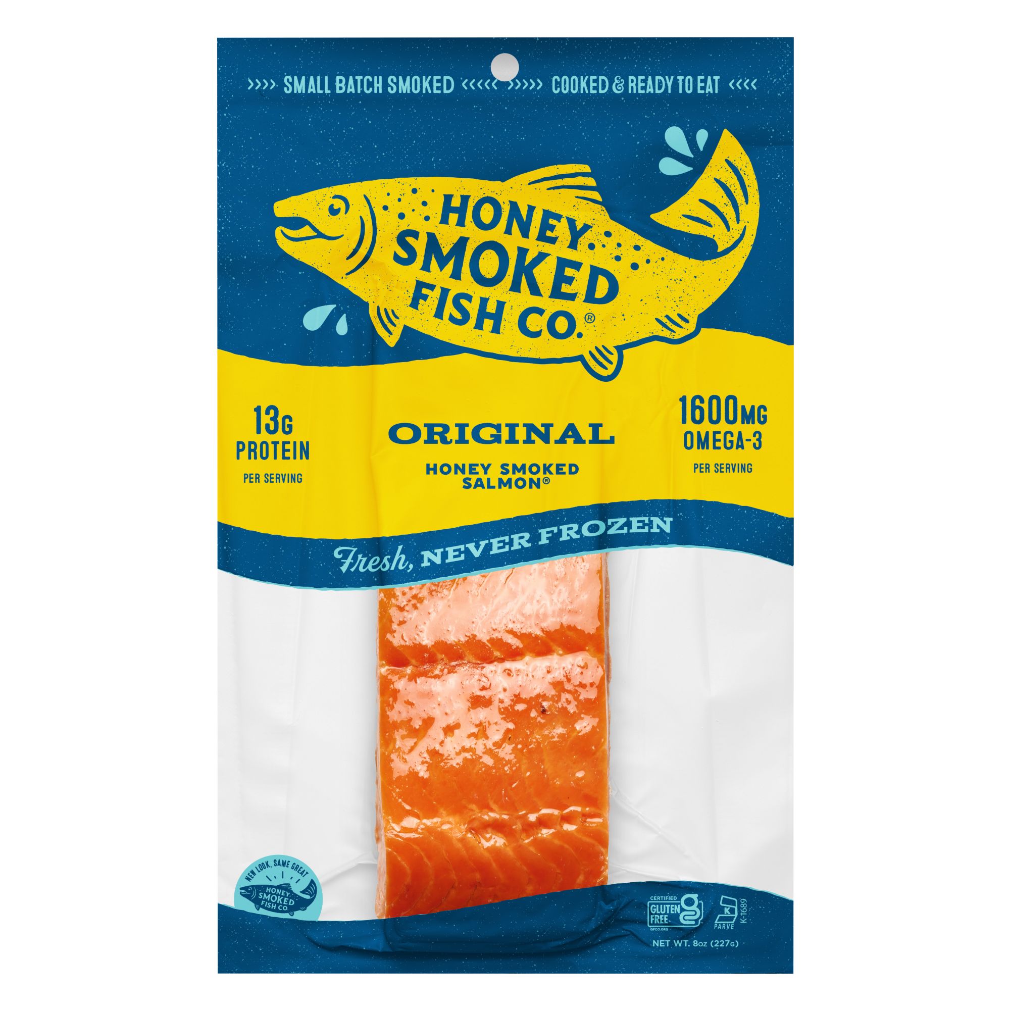 Honey Smoked Fish Co. Original Flavor Honey Smoked Salmon 8 oz