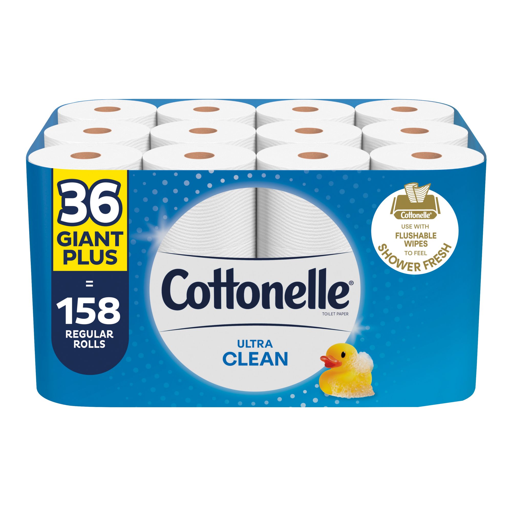 Cottonelle Ultra Clean 1-Ply Toilet Paper, 36 pk. | BJ's Wholesale Club