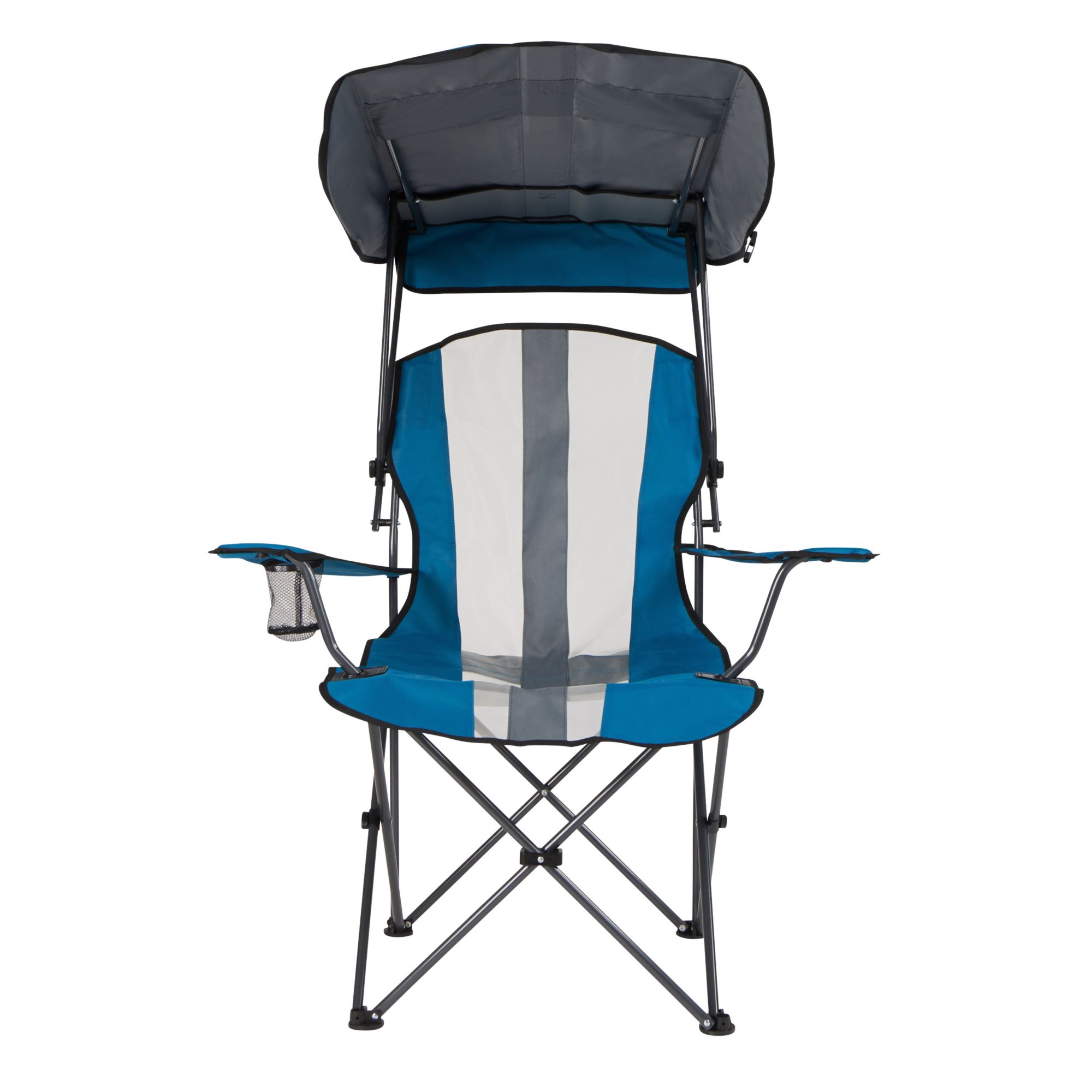 Camping chair with online rain canopy